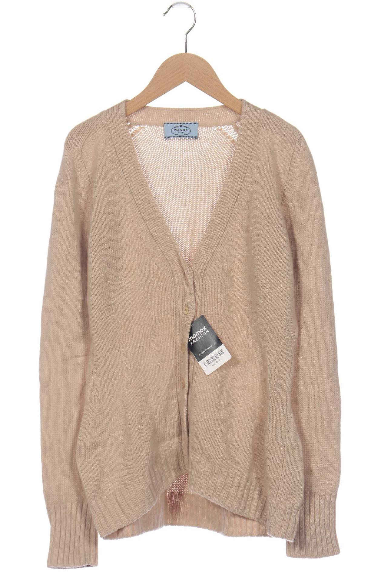 

Prada Damen Strickjacke, beige, Gr. 42