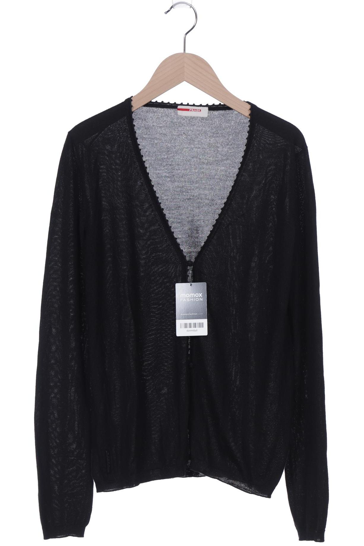 

Prada Damen Strickjacke, schwarz, Gr. 44