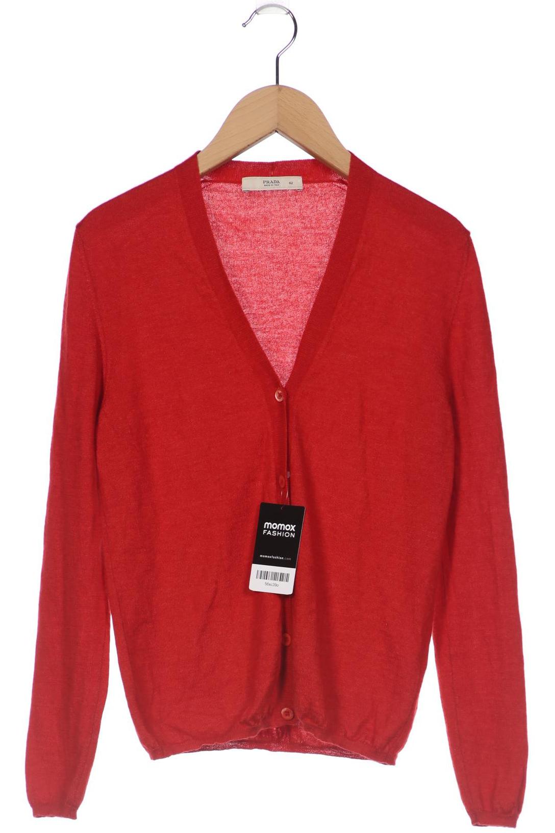

Prada Damen Strickjacke, rot, Gr. 42