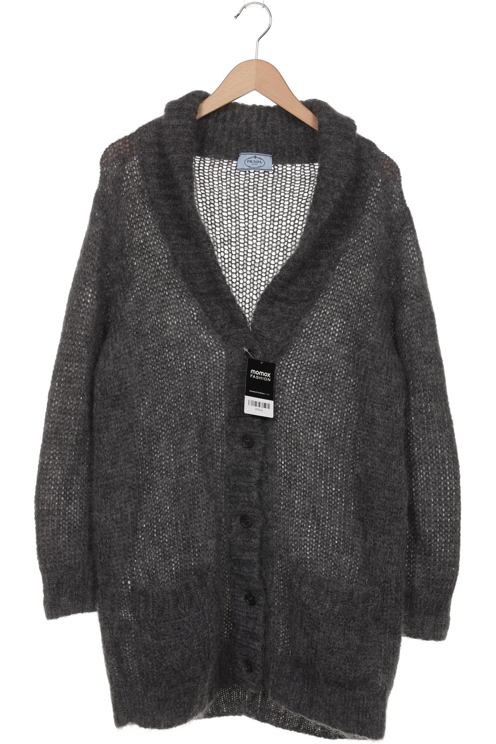 

Prada Damen Strickjacke, grau, Gr. 46
