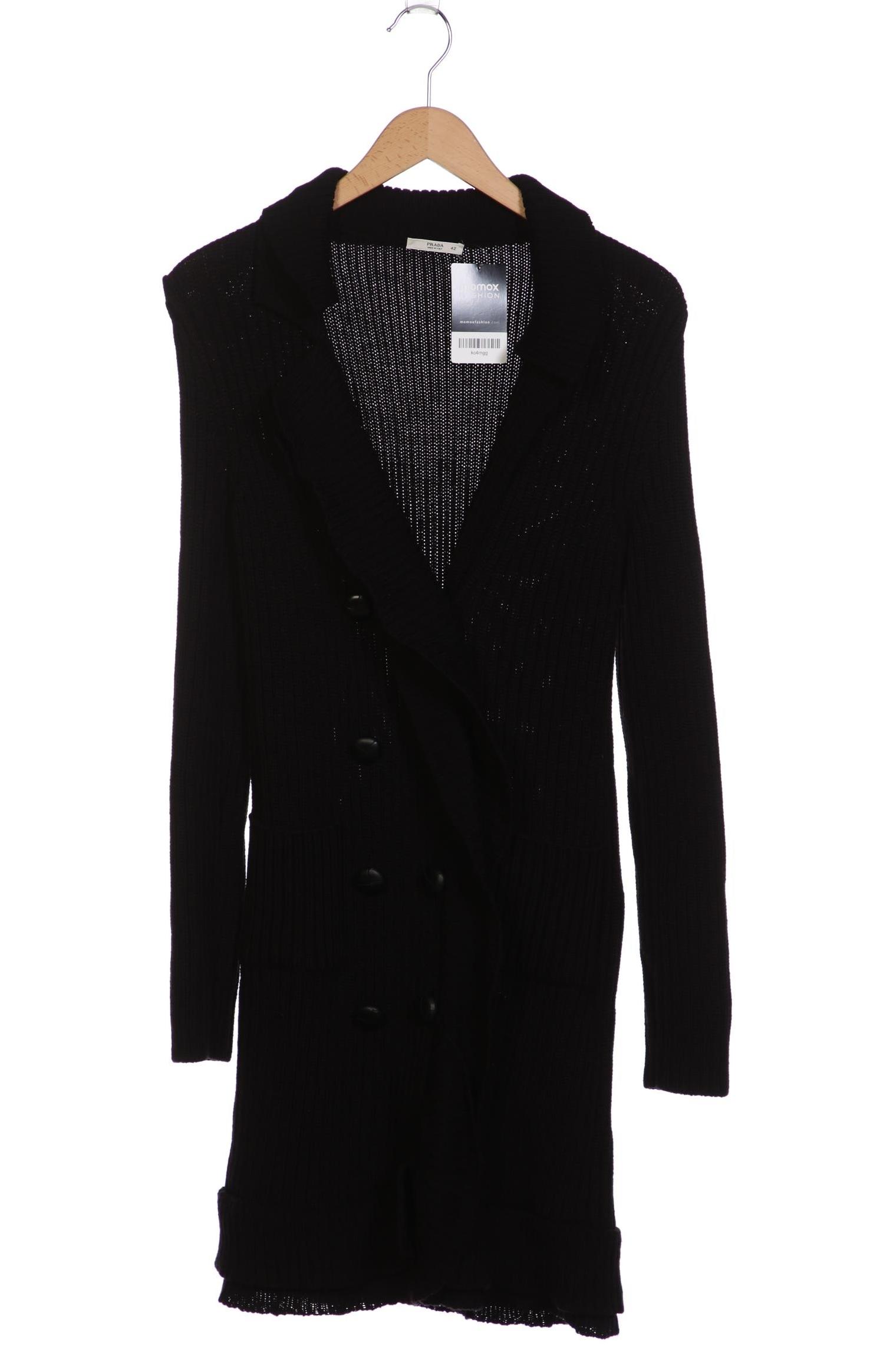 

Prada Damen Strickjacke, schwarz, Gr. 42