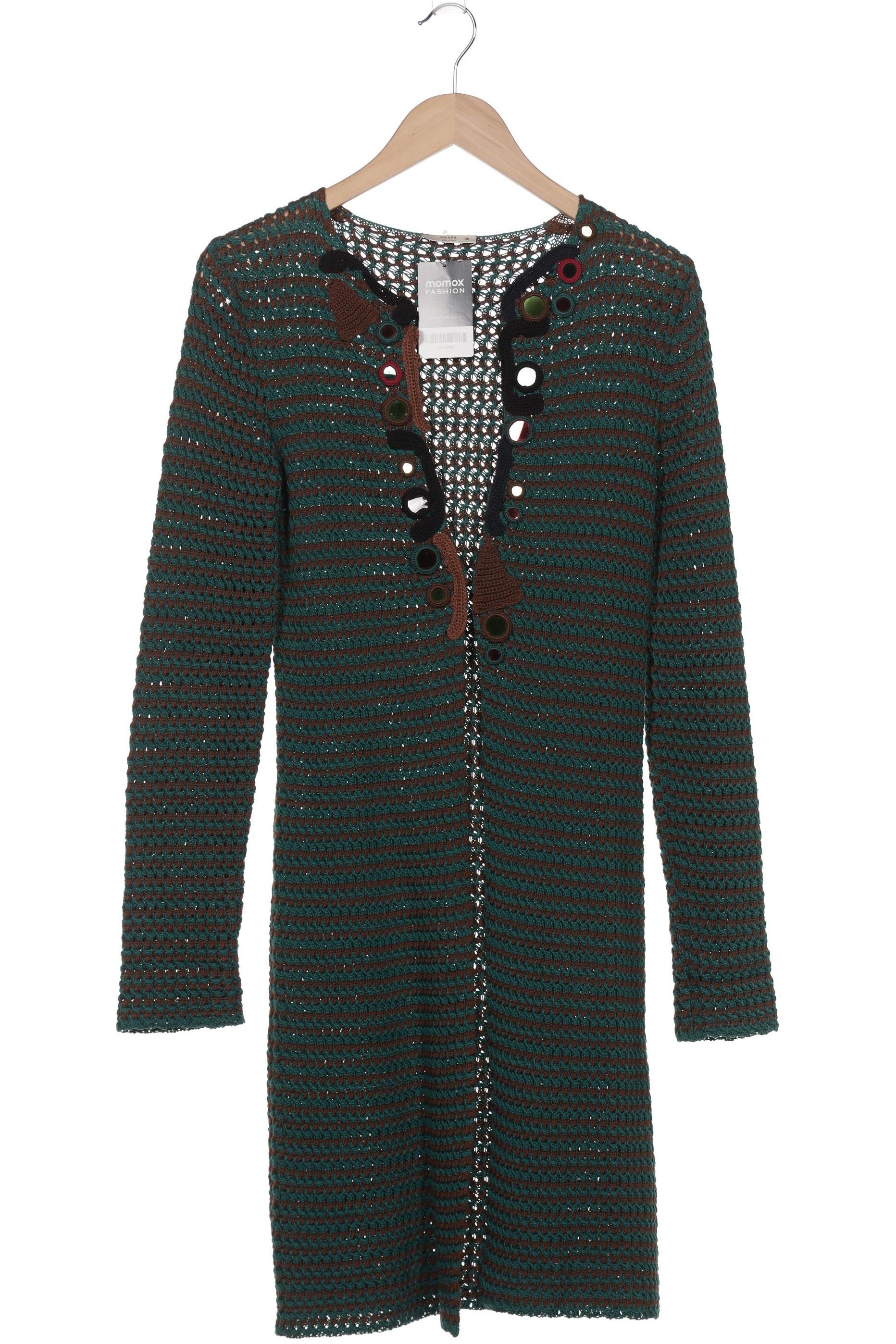 

Prada Damen Strickjacke, türkis, Gr. 38