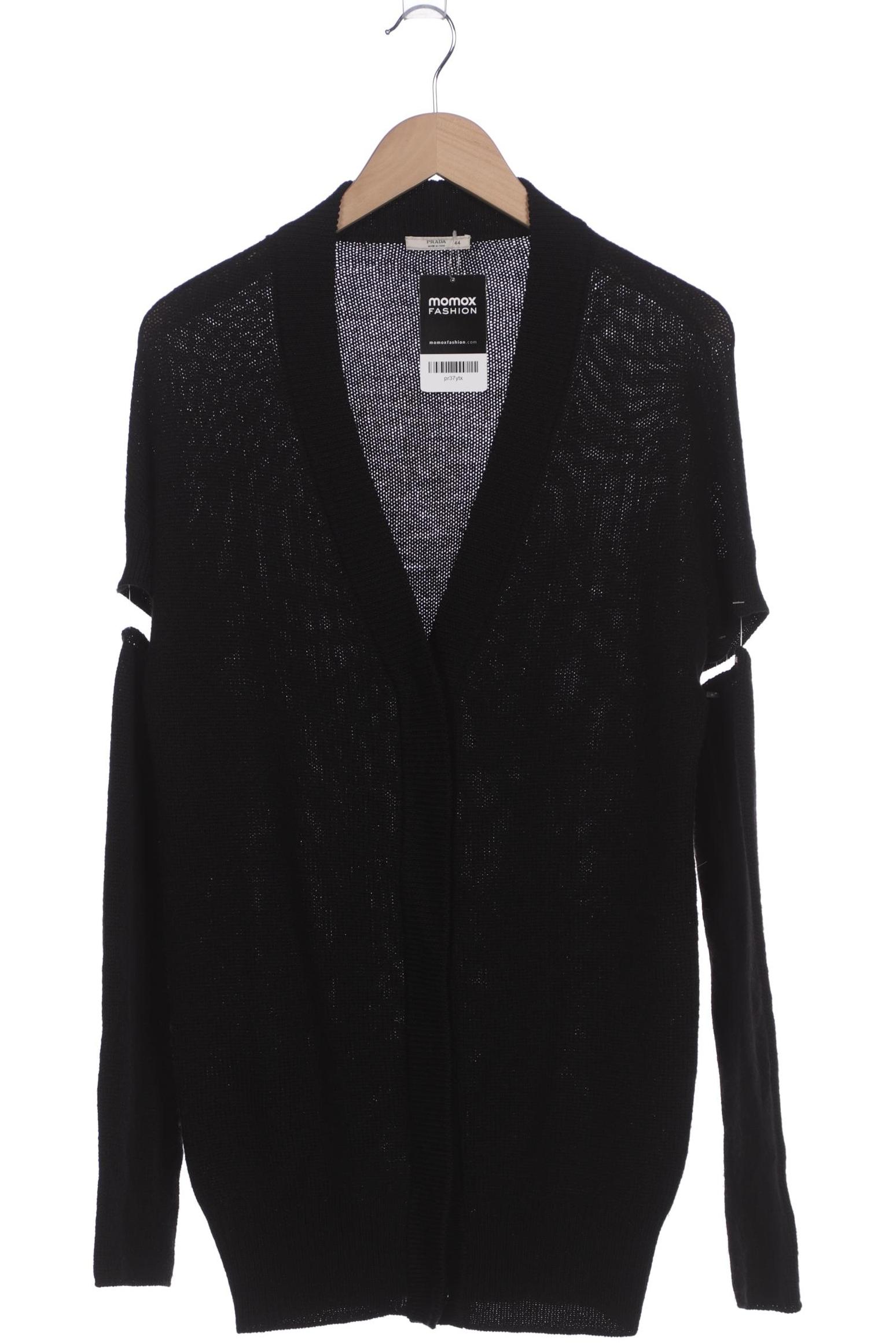 

Prada Damen Strickjacke, schwarz, Gr. 44