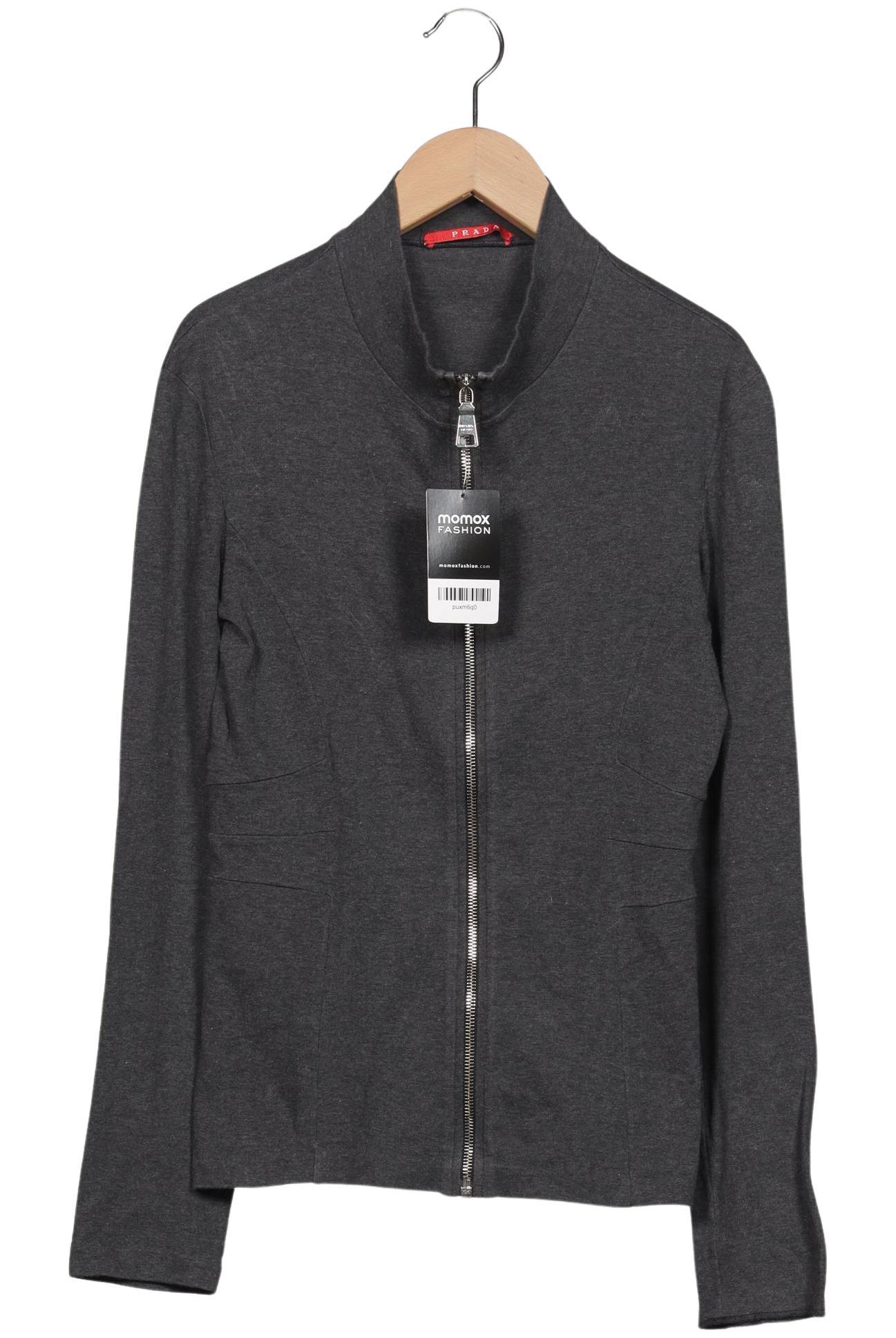 

Prada Damen Strickjacke, grau, Gr. 42