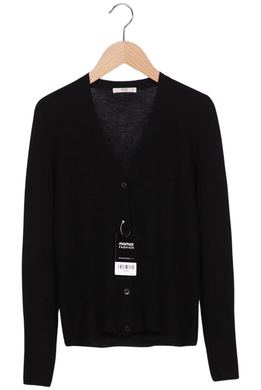 

Prada Damen Strickjacke, schwarz, Gr. 40