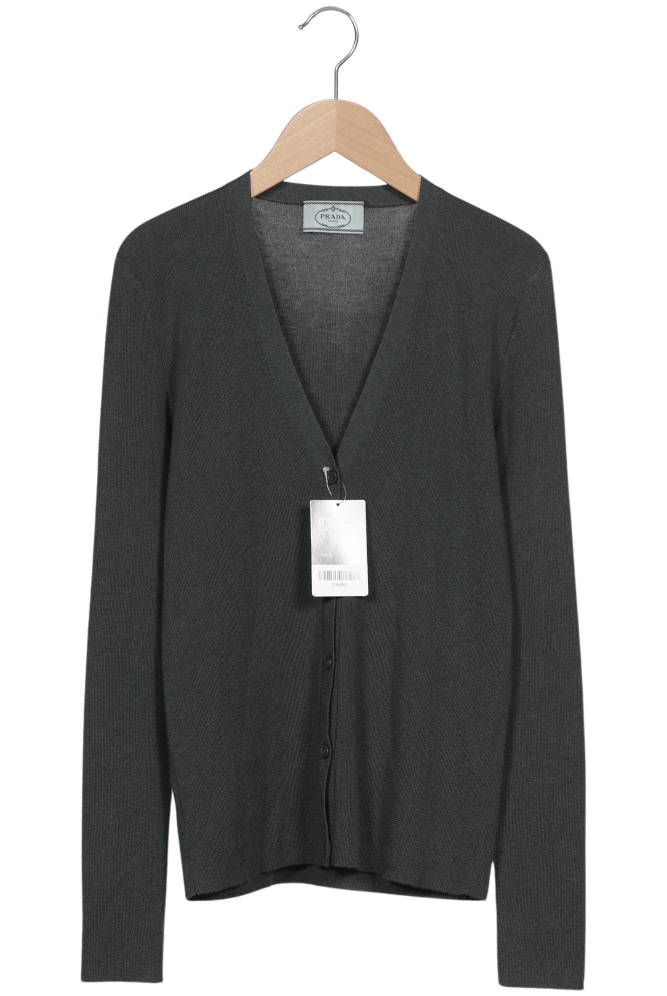 

Prada Damen Strickjacke, grau, Gr. 42