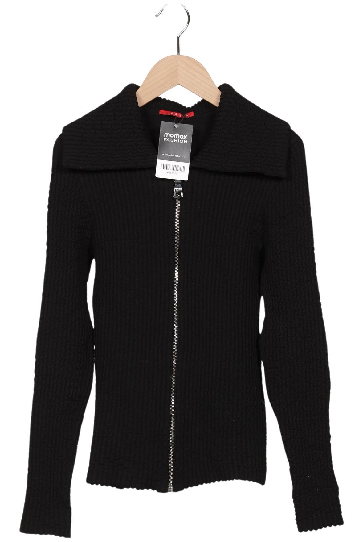 

Prada Damen Strickjacke, schwarz, Gr. 42