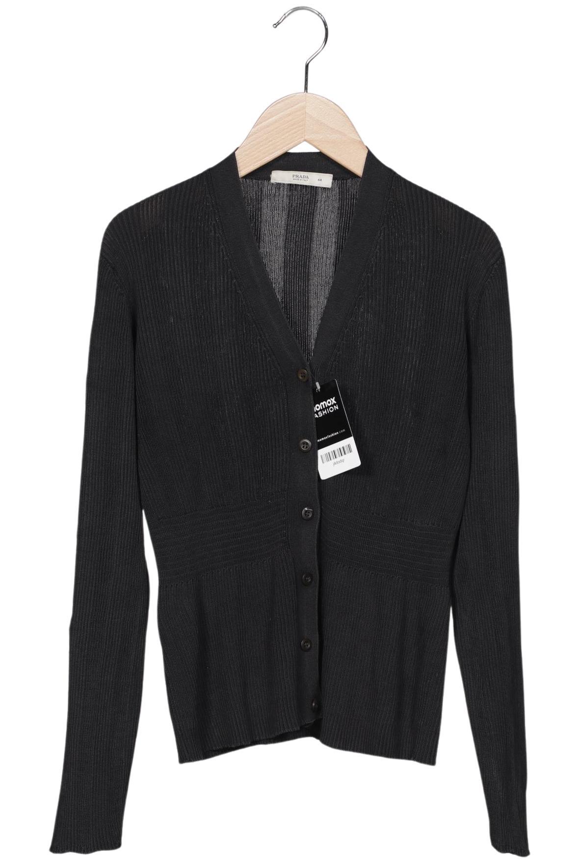 

Prada Damen Strickjacke, schwarz, Gr. 44