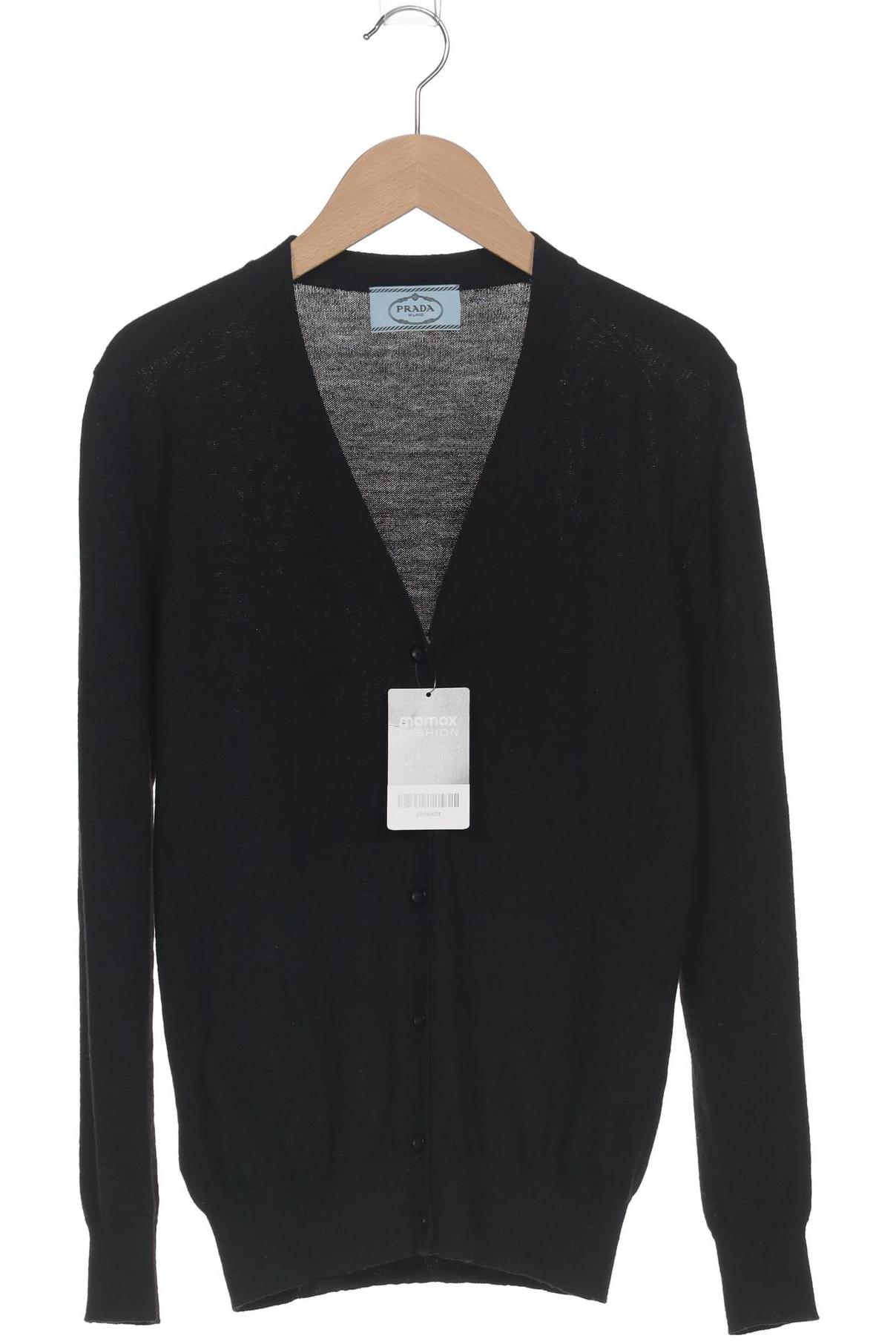 

Prada Damen Strickjacke, schwarz, Gr. 36