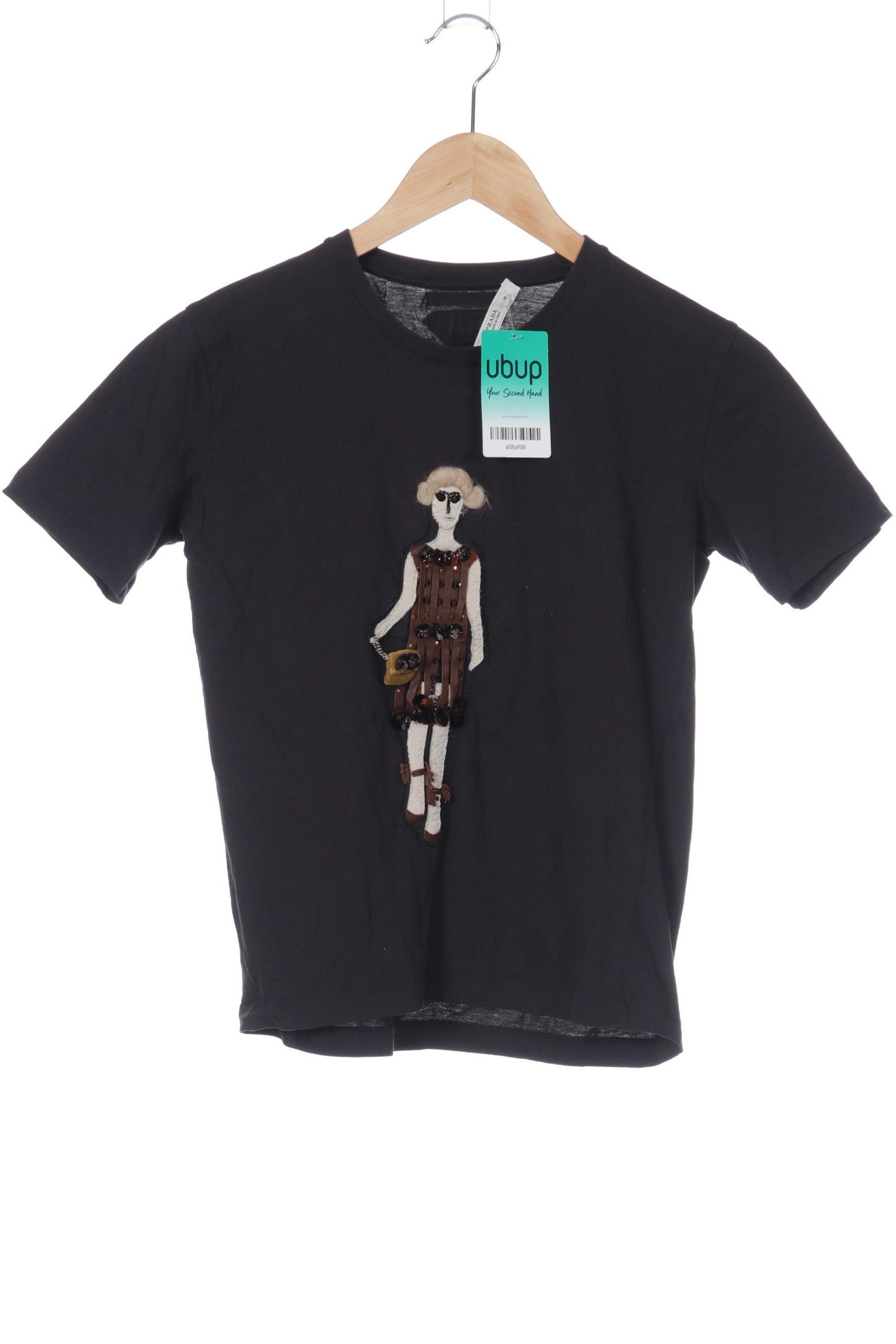 

Prada Damen T-Shirt, schwarz, Gr.