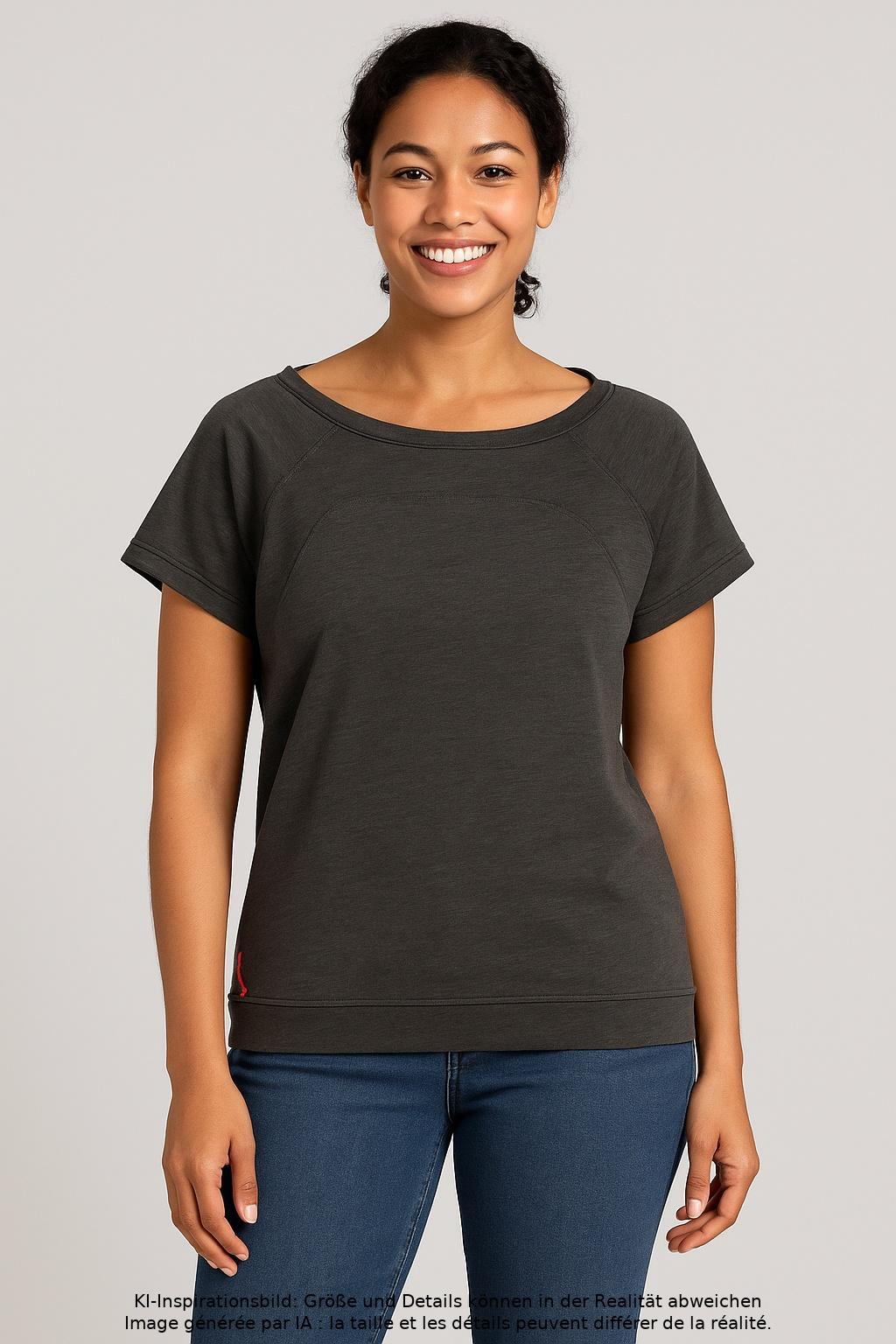 

Prada Damen T-Shirt, grau, Gr. 44