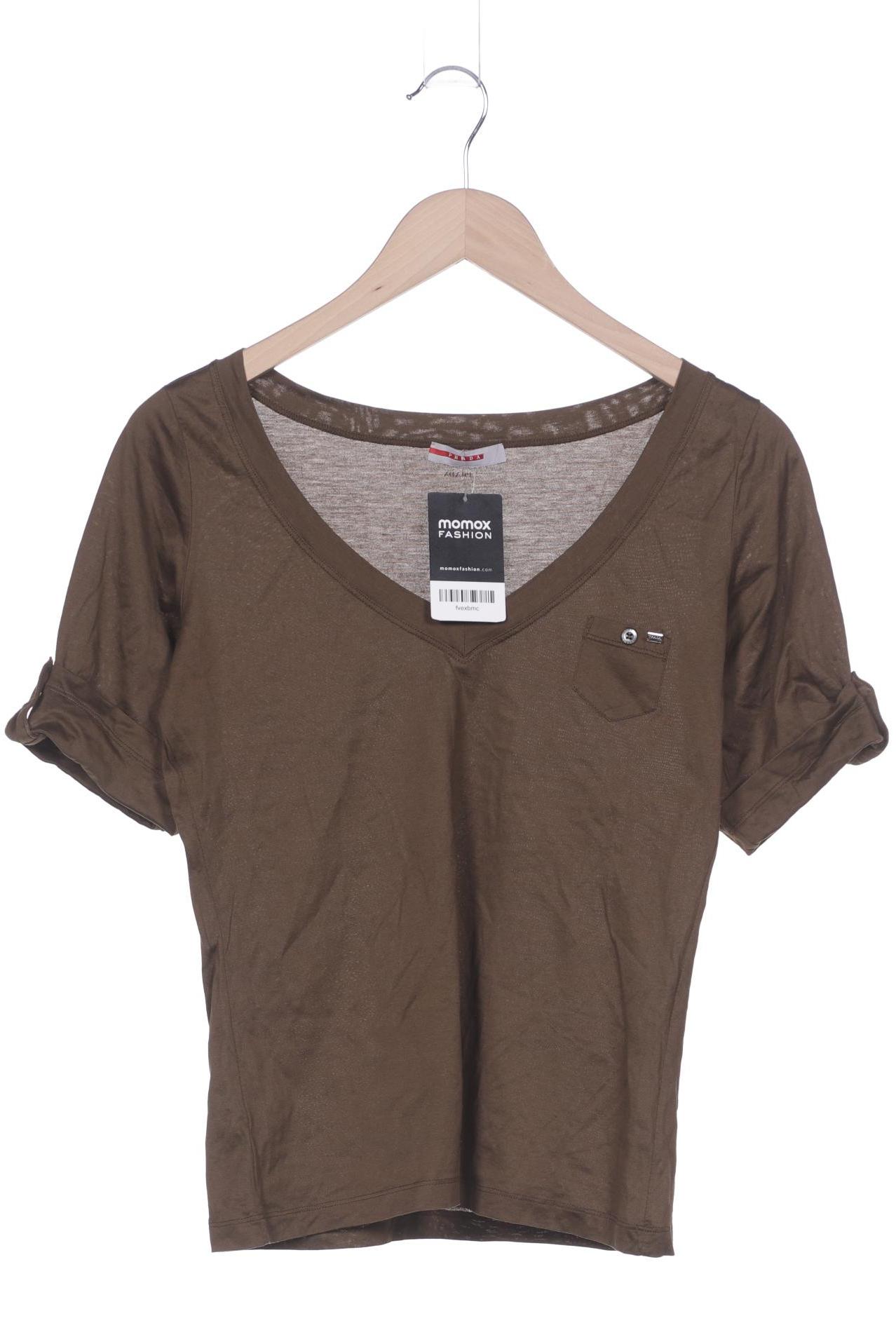 

Prada Damen T-Shirt, braun, Gr. 42