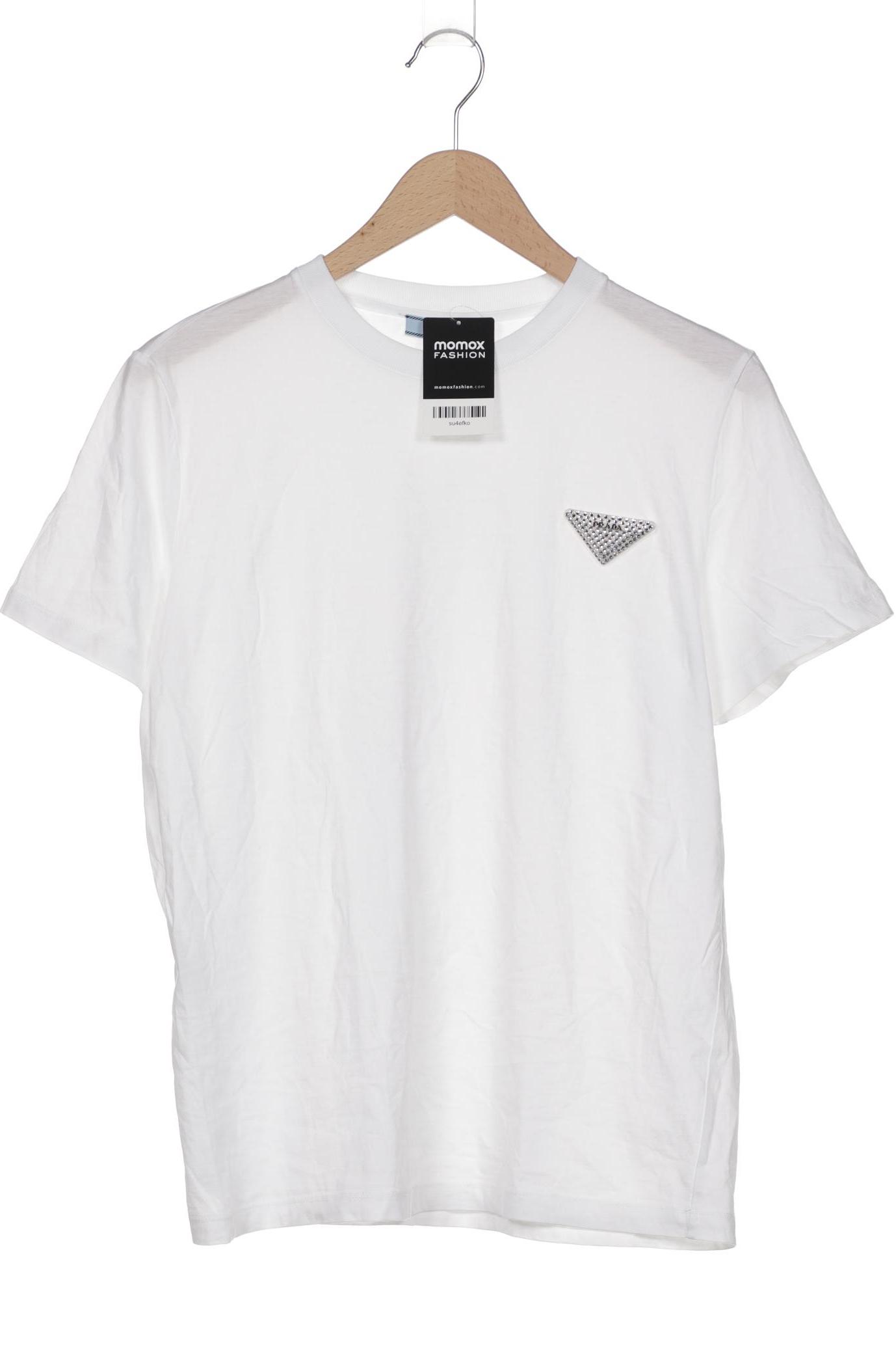

Prada Damen T-Shirt, weiß, Gr. 42
