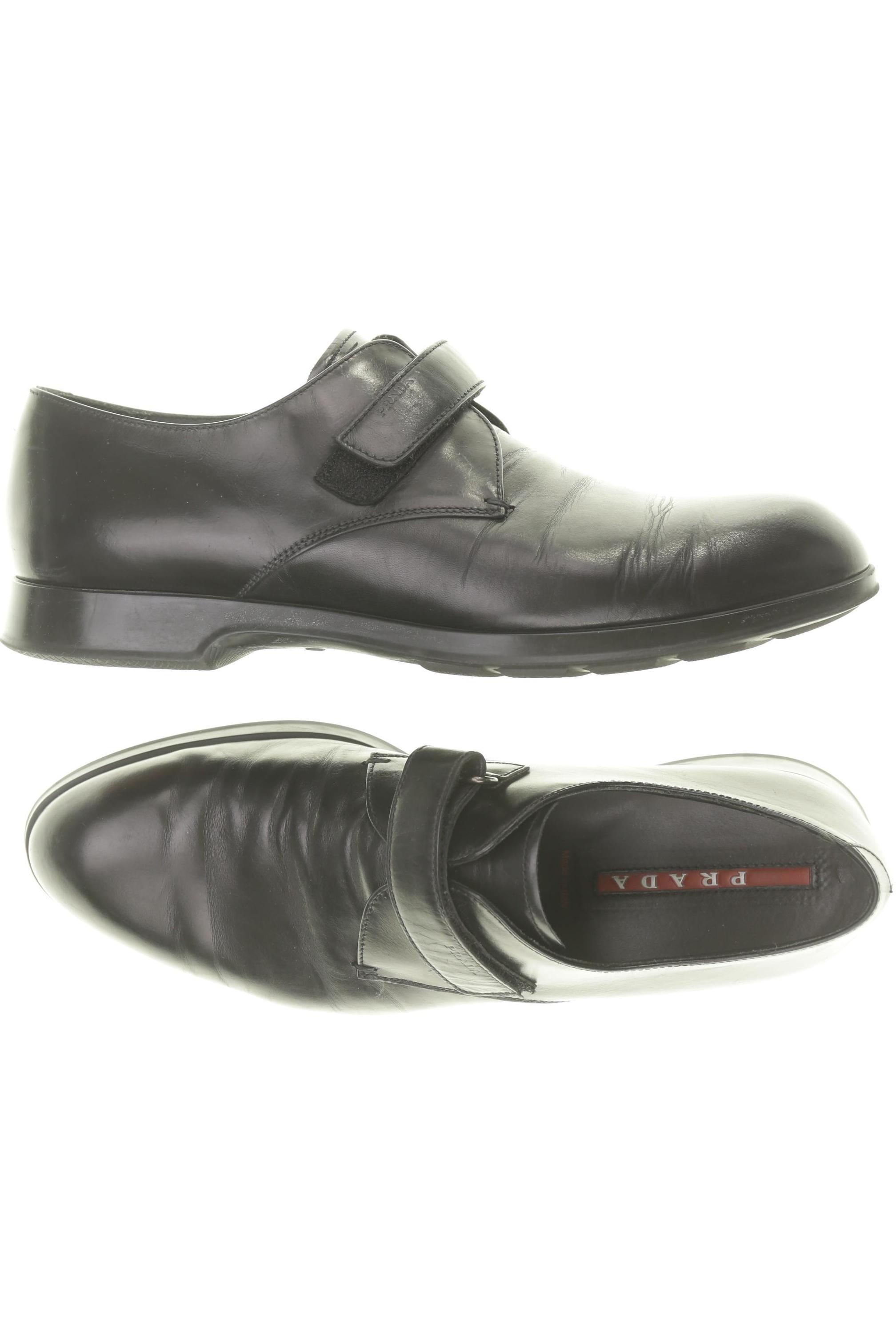 Thumbnail - Prada Herren Halbschuh, schwarz, Gr. 9