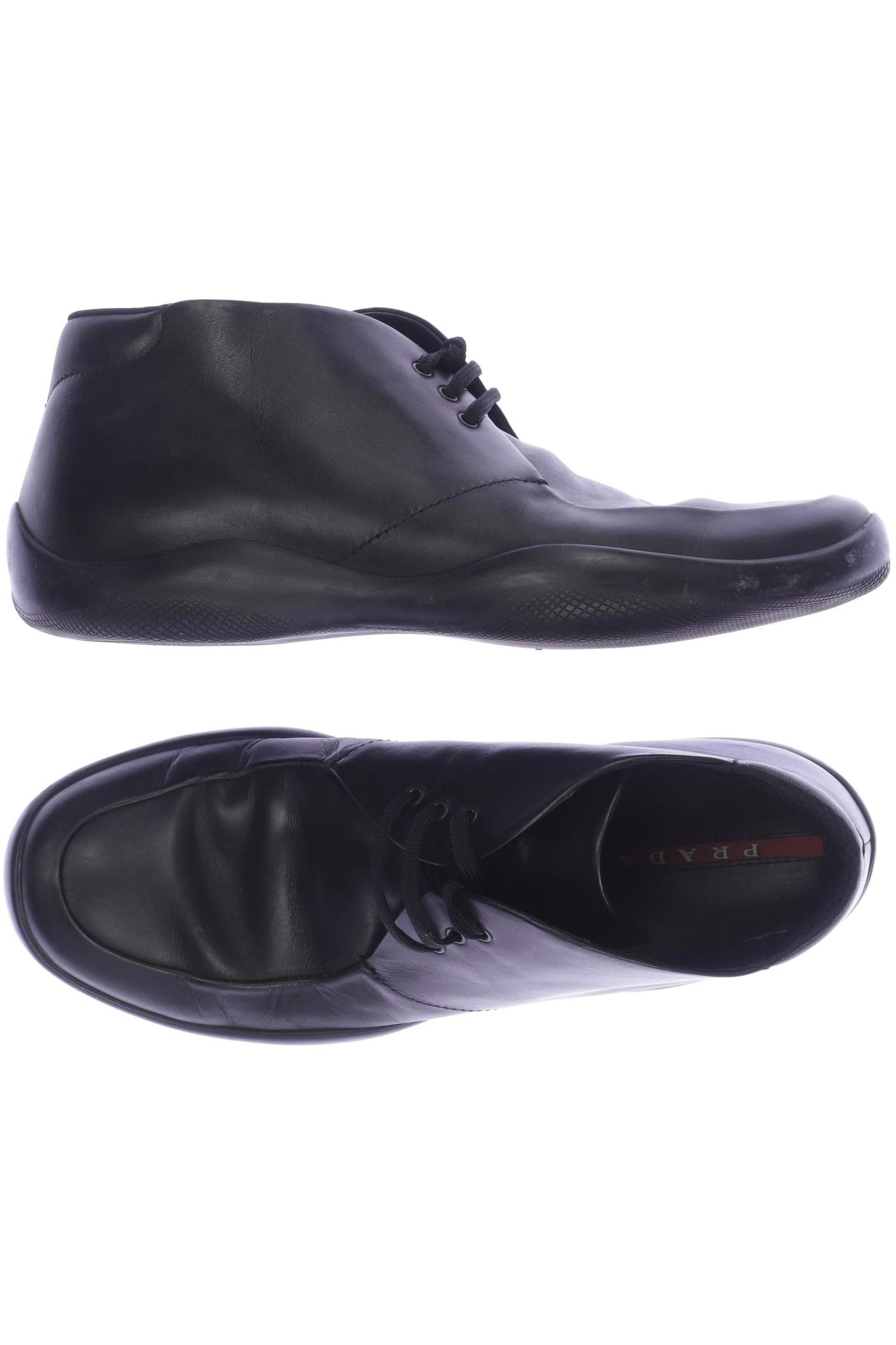 

Prada Herren Halbschuh, schwarz, Gr. 7.5