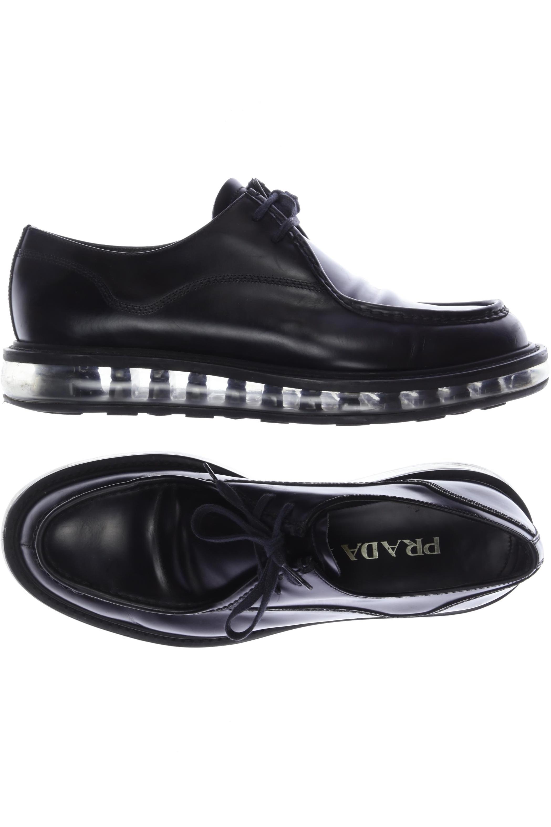 

Prada Herren Halbschuh, schwarz, Gr. 9