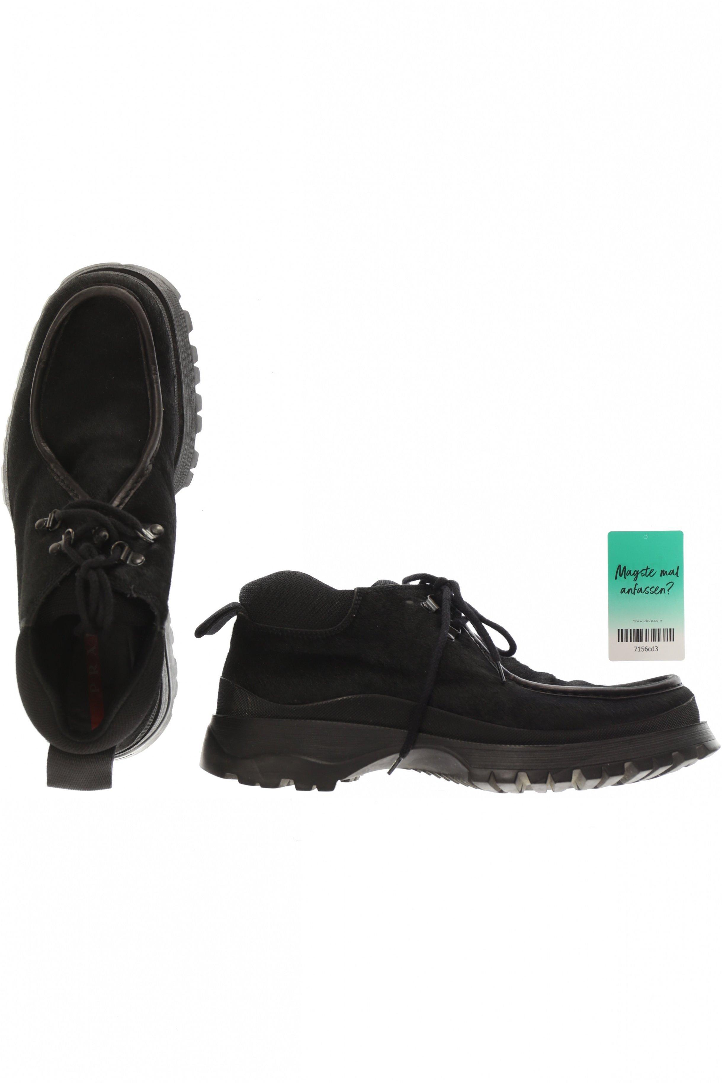 Thumbnail - Prada Herren Halbschuh, schwarz, Gr. 8