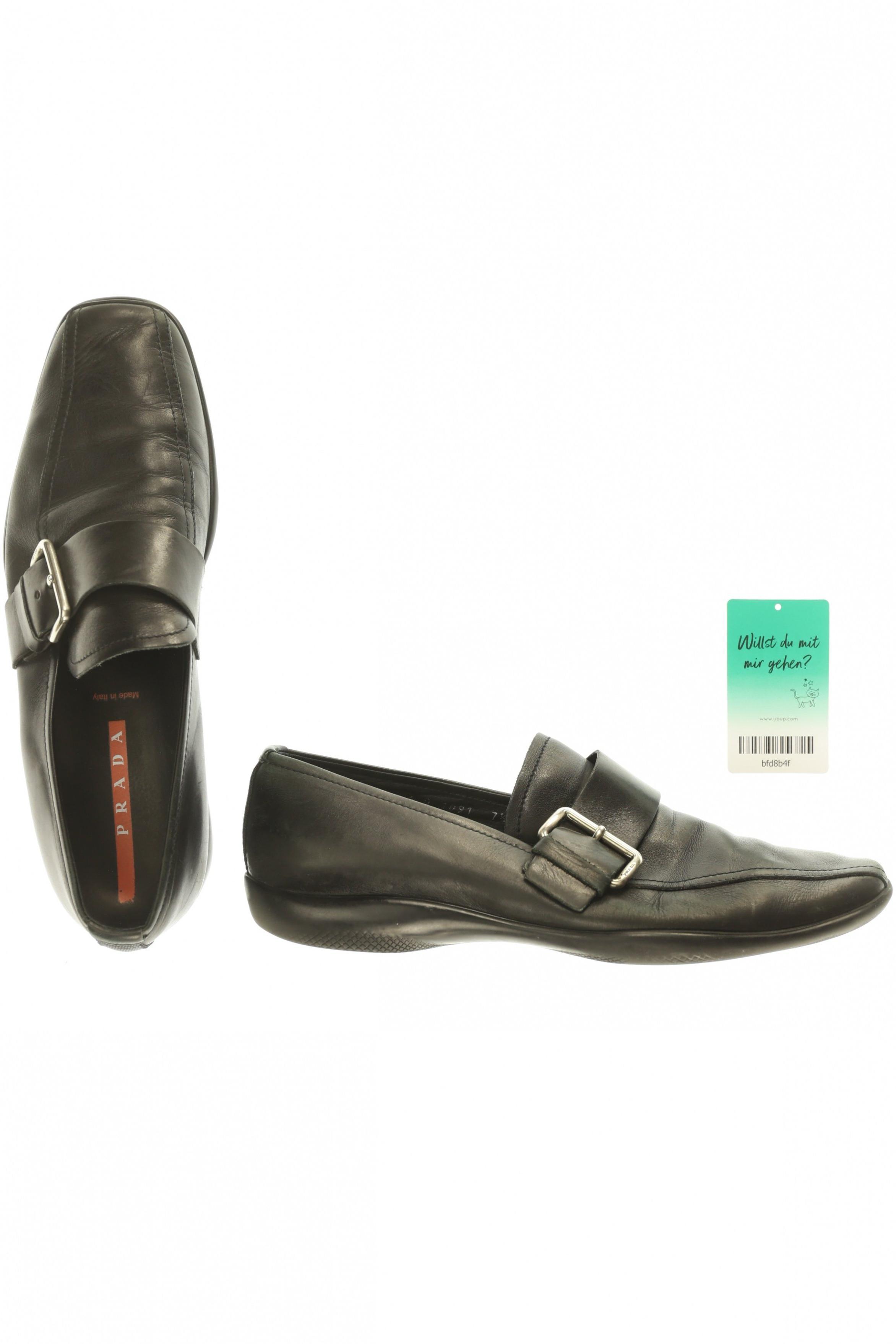 Thumbnail - Prada Herren Halbschuh, schwarz, Gr. 7.5