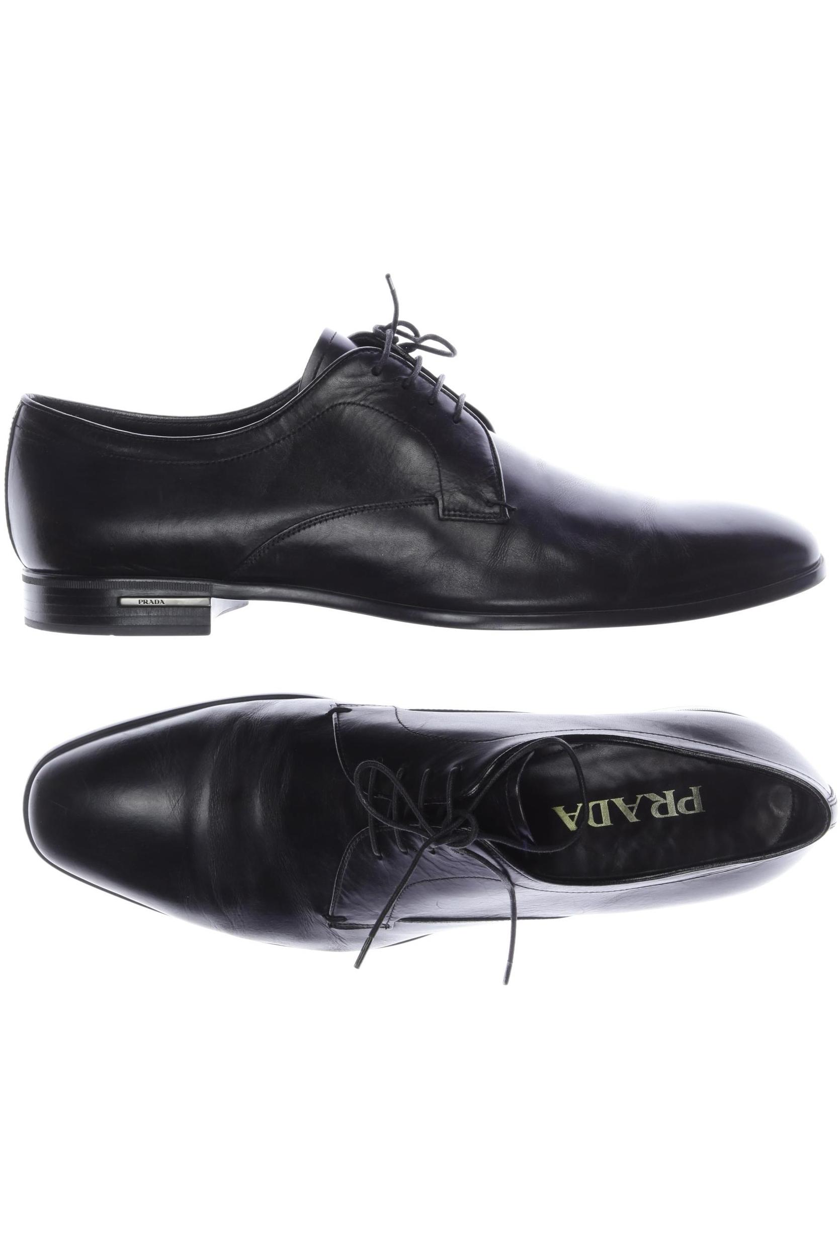 

Prada Herren Halbschuh, schwarz, Gr. 10