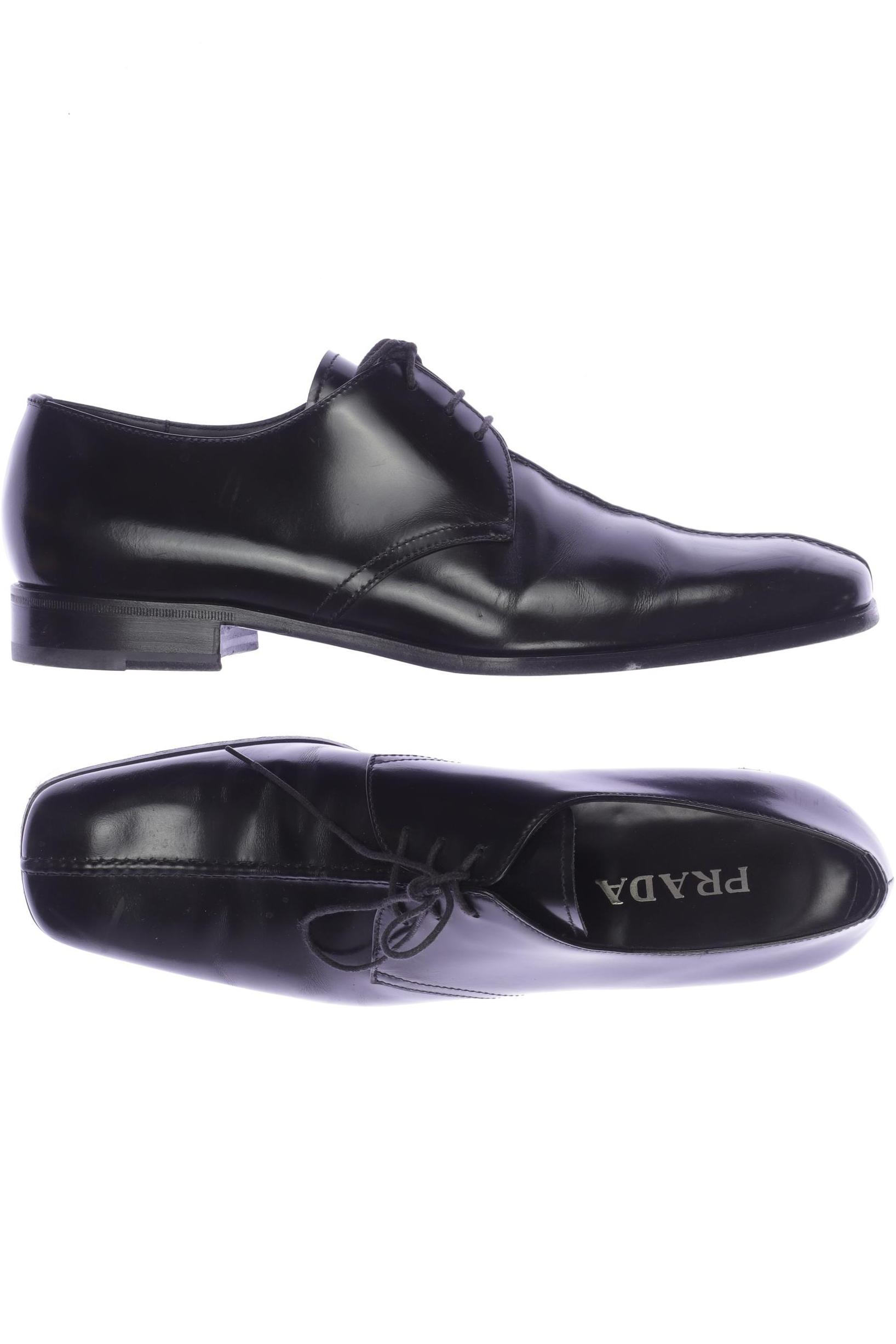 

Prada Herren Halbschuh, schwarz, Gr. 11