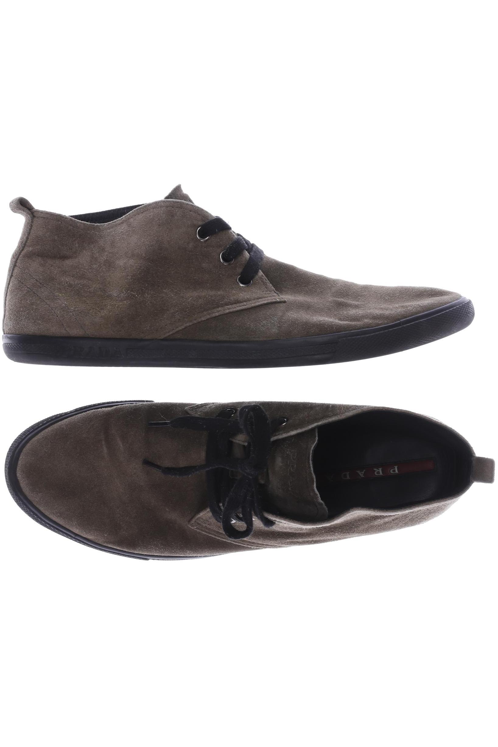 

Prada Herren Halbschuh, braun, Gr. 9