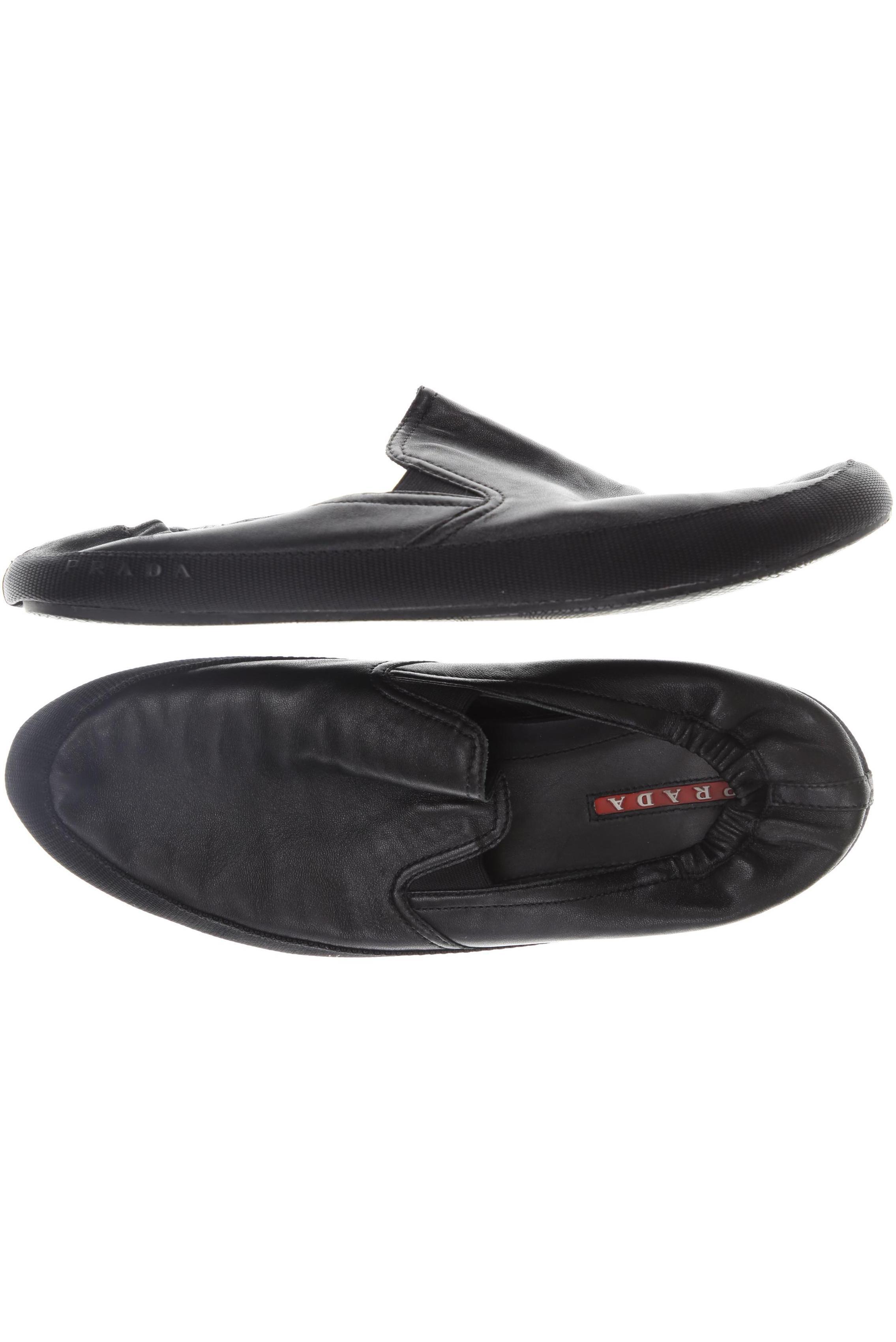 

Prada Herren Halbschuh, schwarz, Gr. 12