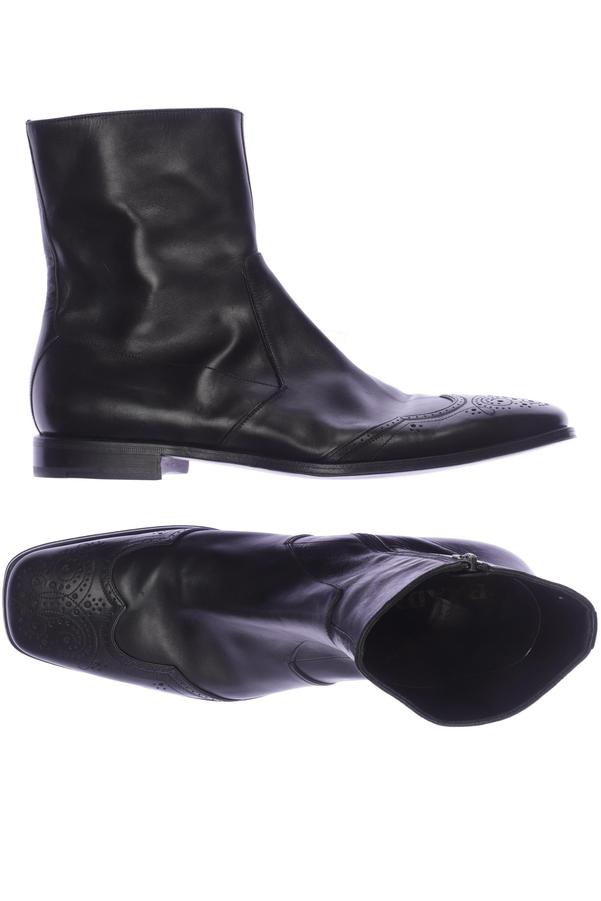

Prada Herren Halbschuh, schwarz, Gr. 9