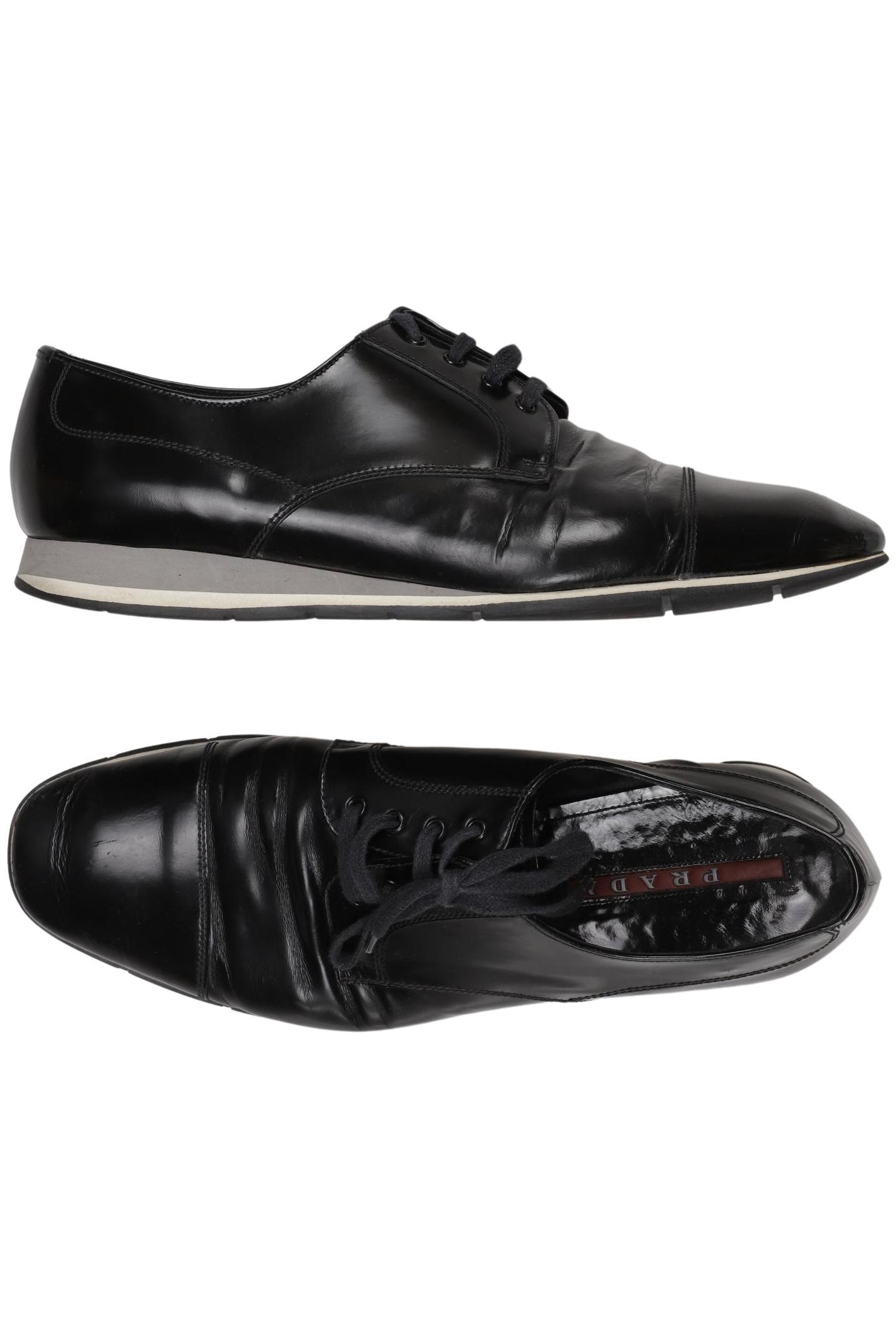 

Prada Herren Halbschuh, schwarz, Gr. 44