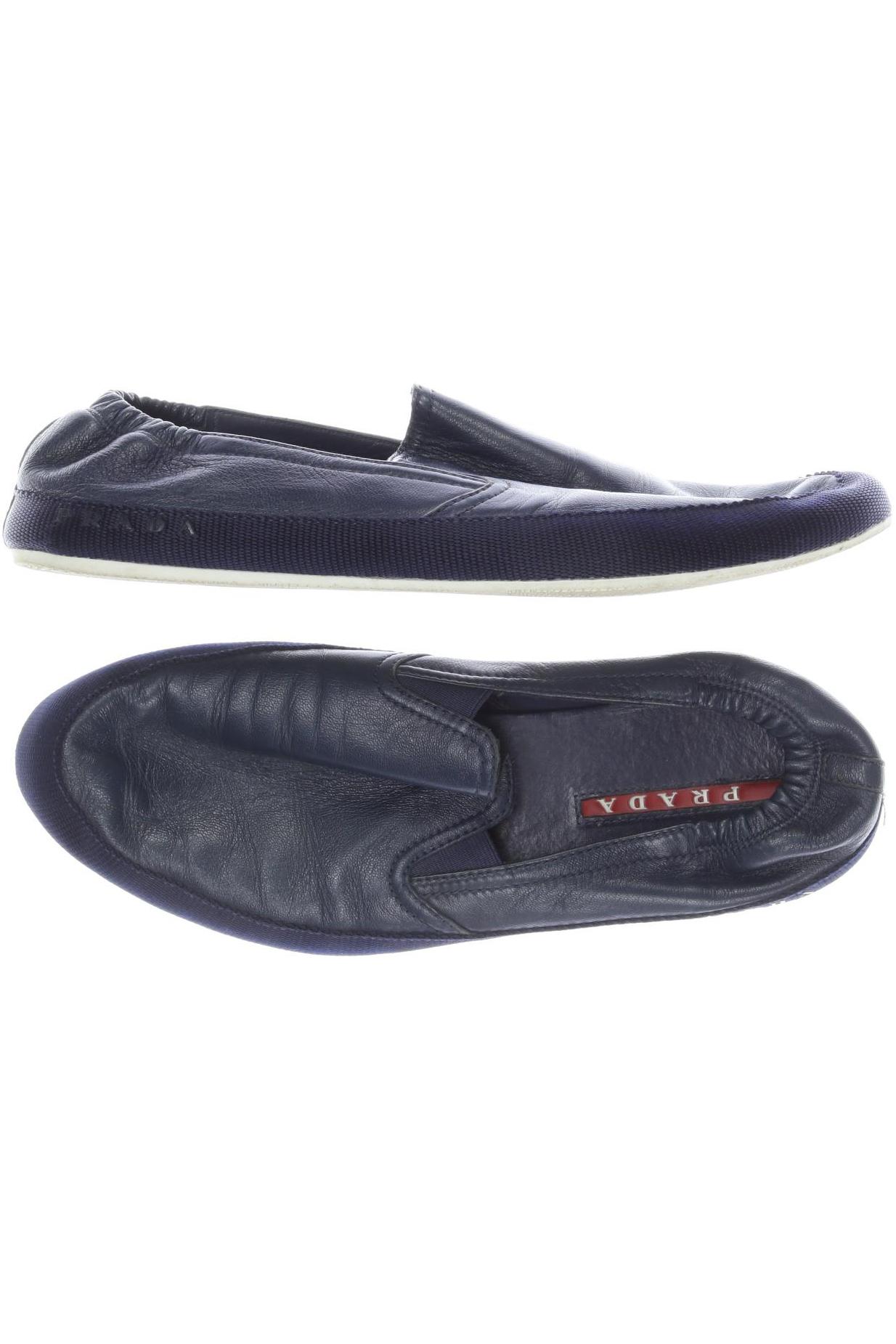

Prada Herren Halbschuh, marineblau, Gr. 8.5