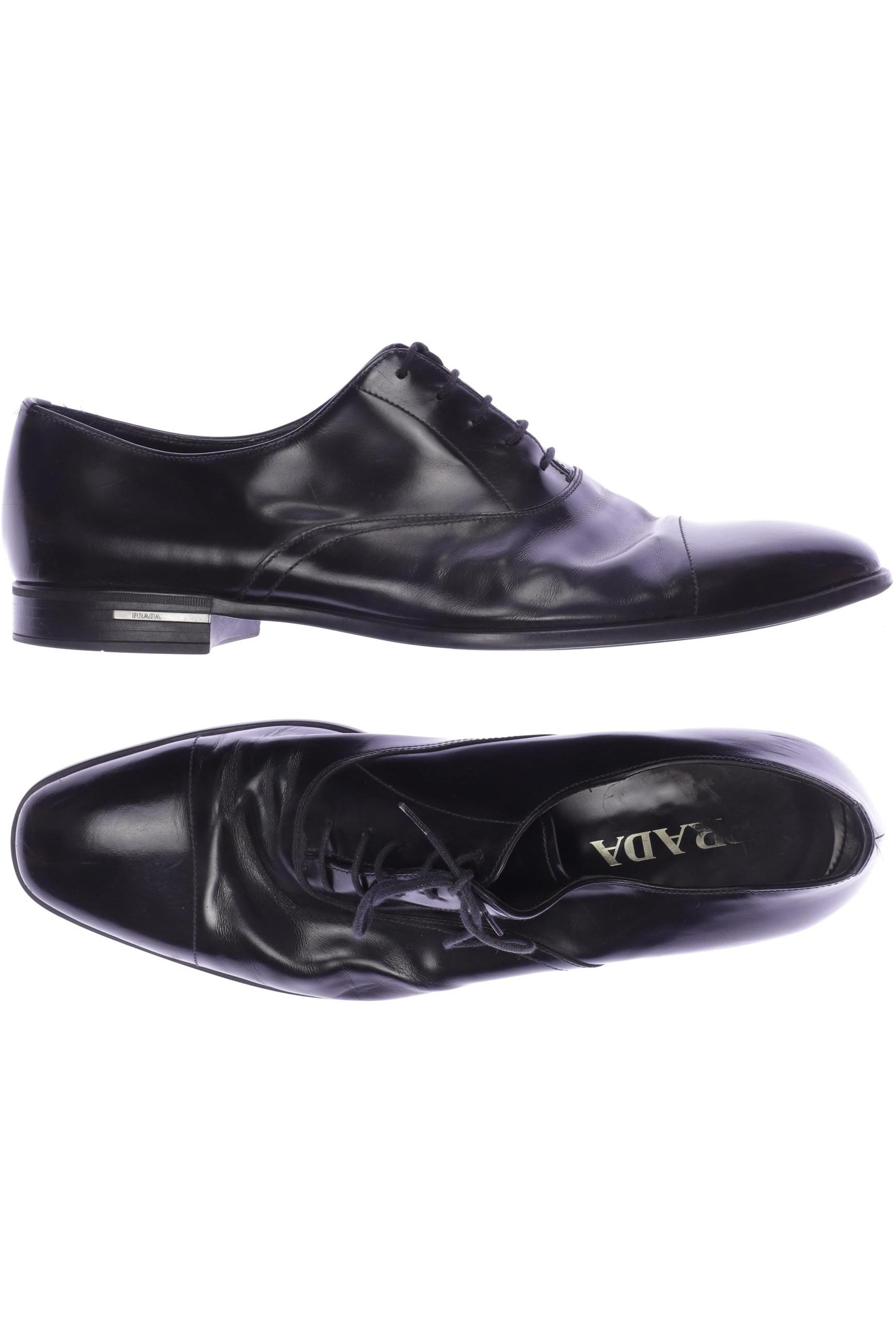 

Prada Herren Halbschuh, schwarz, Gr. 11
