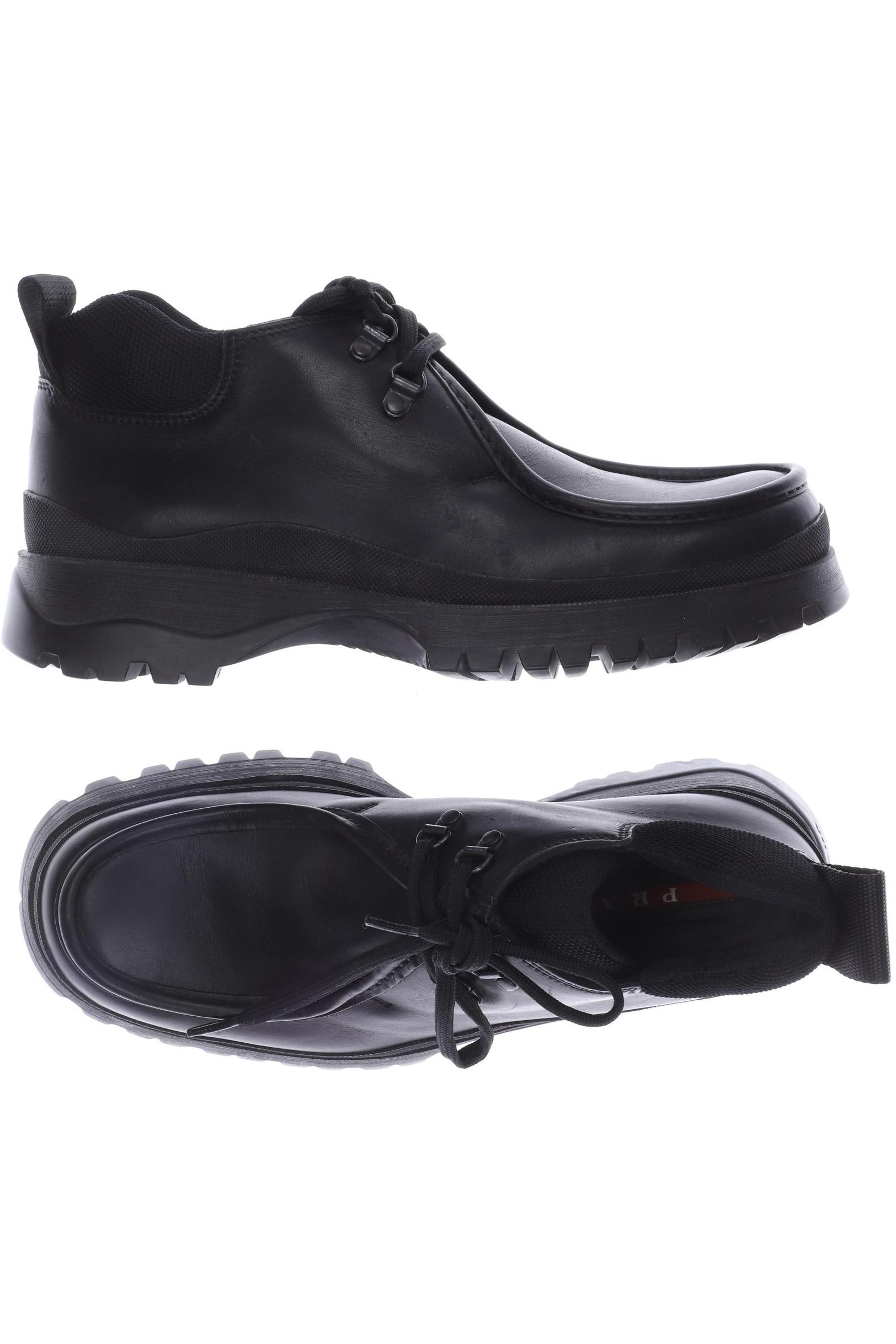 

Prada Herren Halbschuh, schwarz