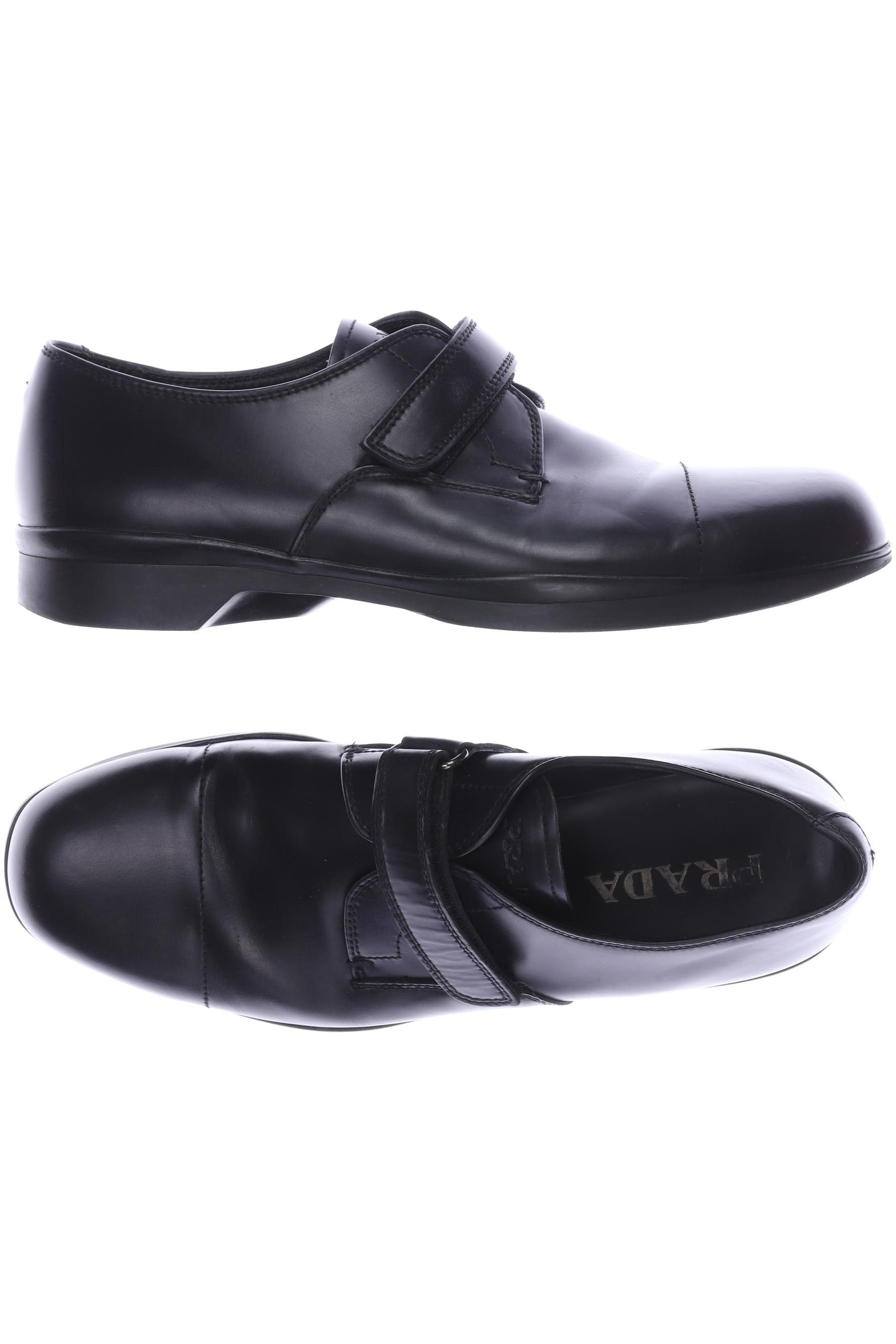 

Prada Herren Halbschuh, schwarz, Gr. 7