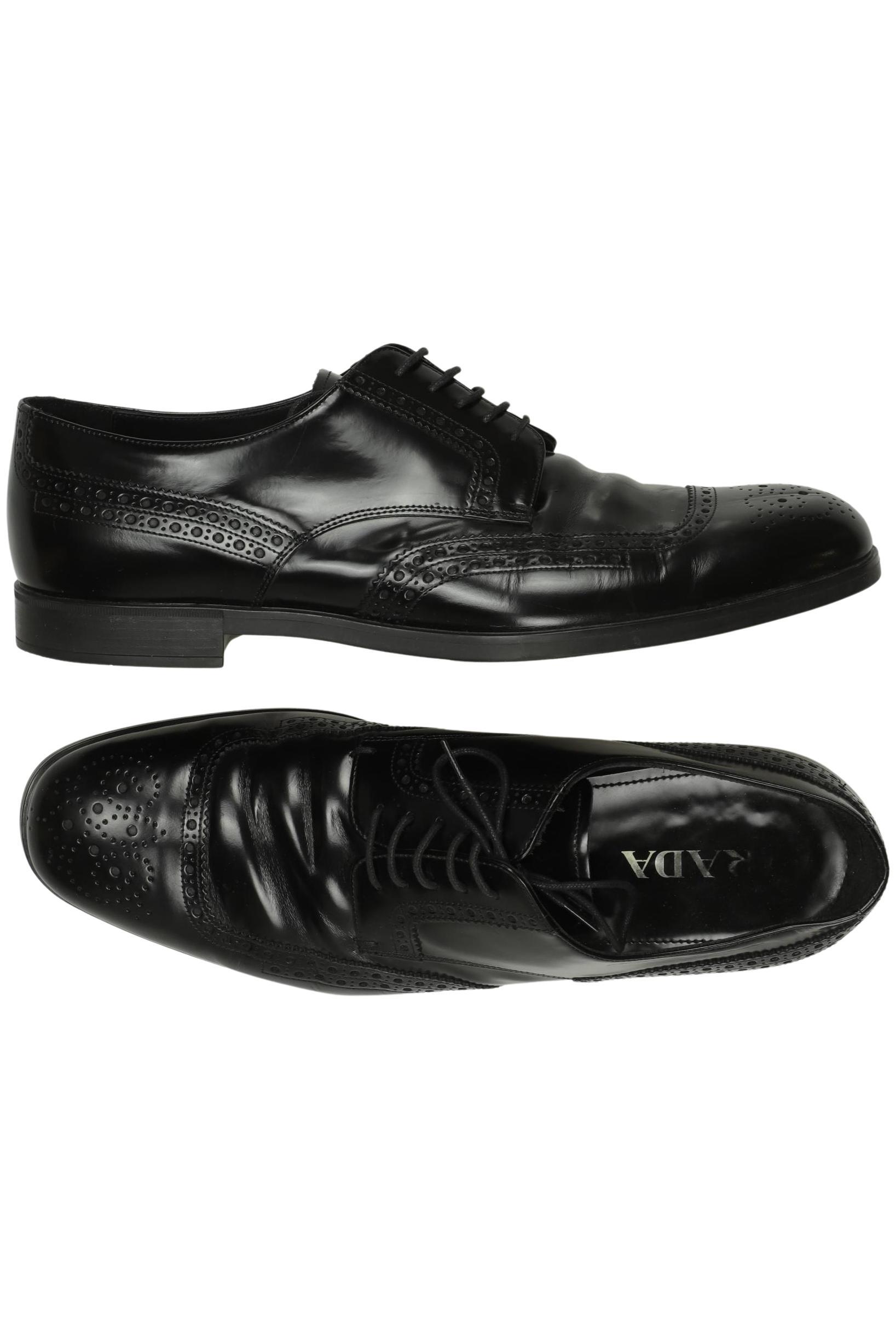 

Prada Herren Halbschuh, schwarz, Gr. 9