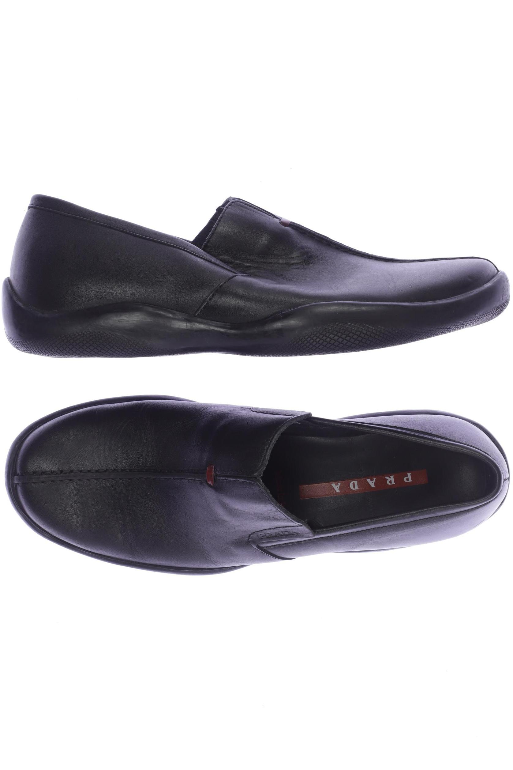 

Prada Herren Halbschuh, schwarz, Gr. 43