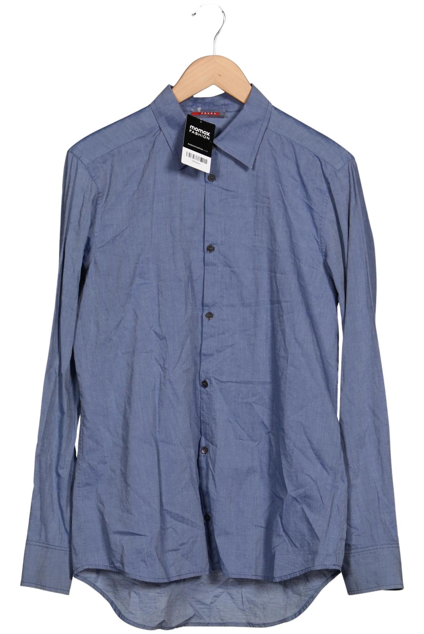 

Prada Herren Hemd, blau, Gr. 48