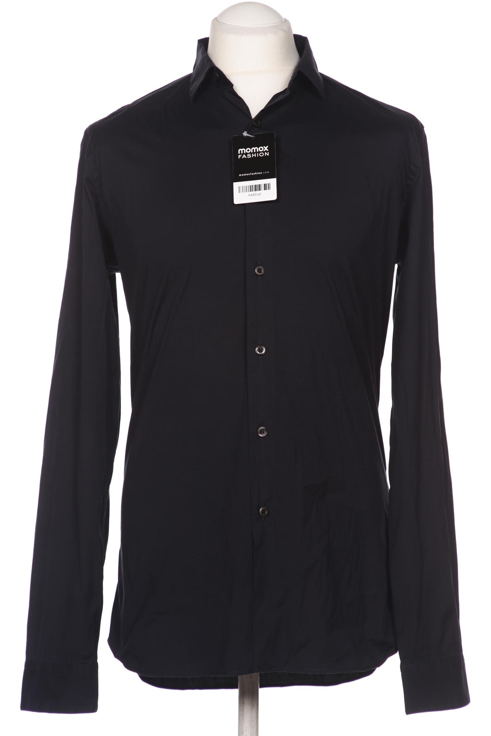 

Prada Herren Hemd, schwarz, Gr. 50