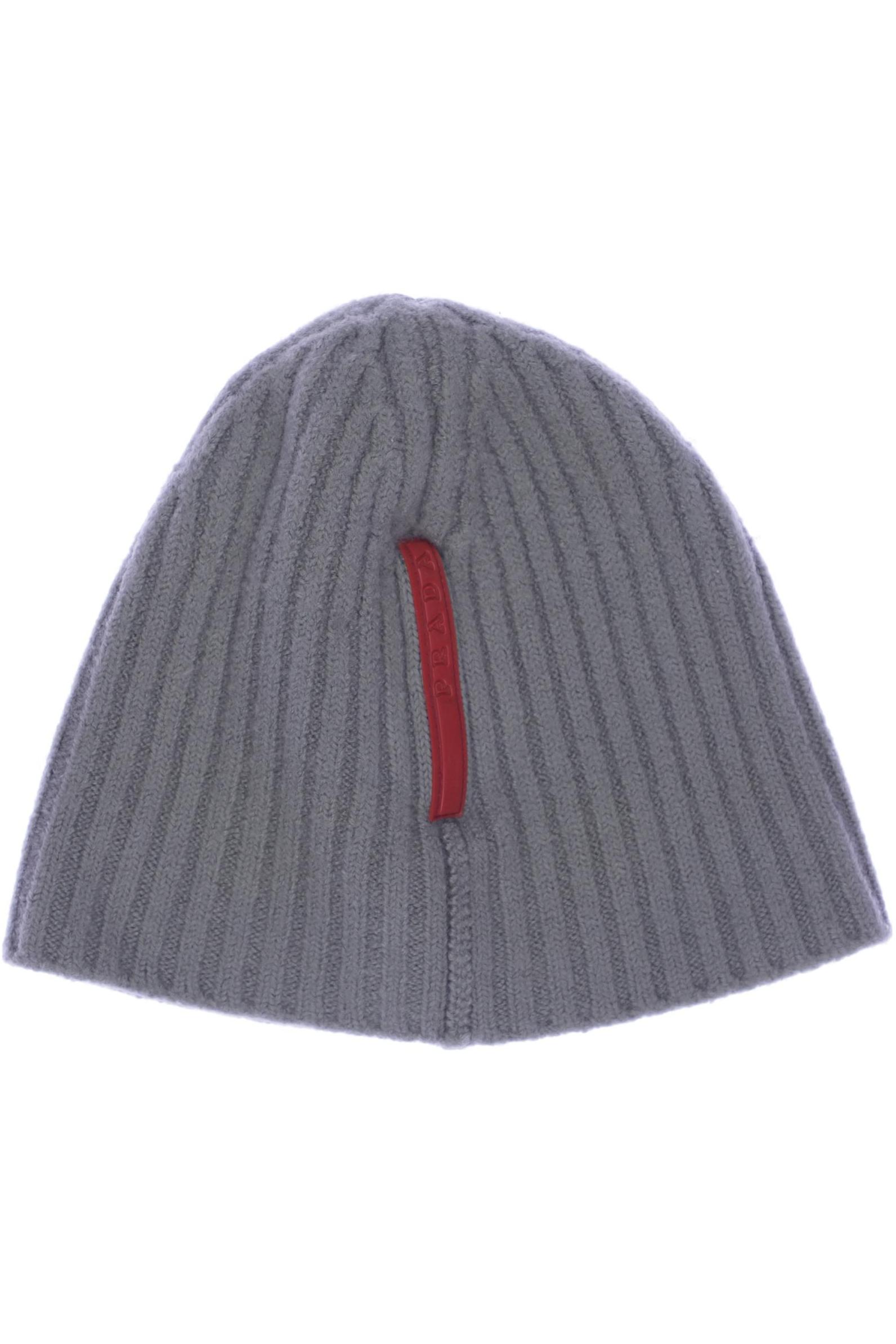 

Prada Herren Hut/Mütze, grau, Gr. uni