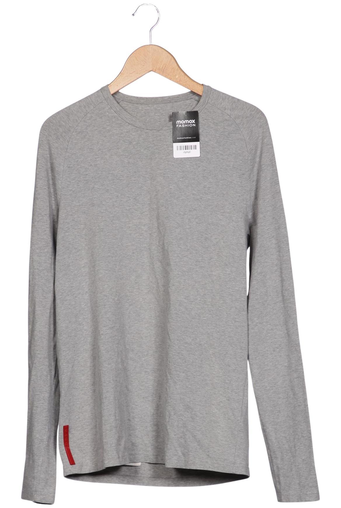 

Prada Herren Langarmshirt, grau, Gr. 52