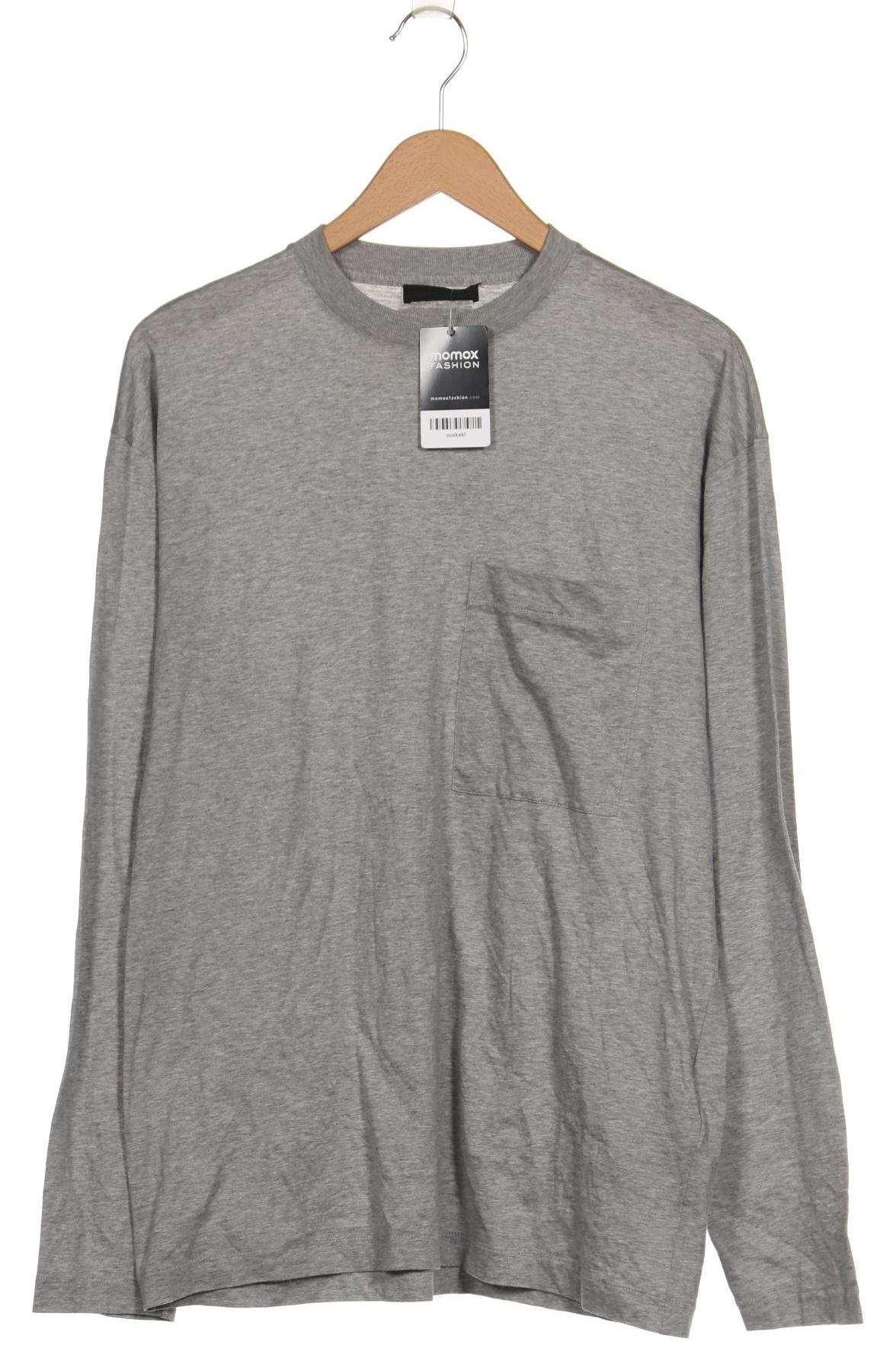 

Prada Herren Langarmshirt, grau, Gr. 46