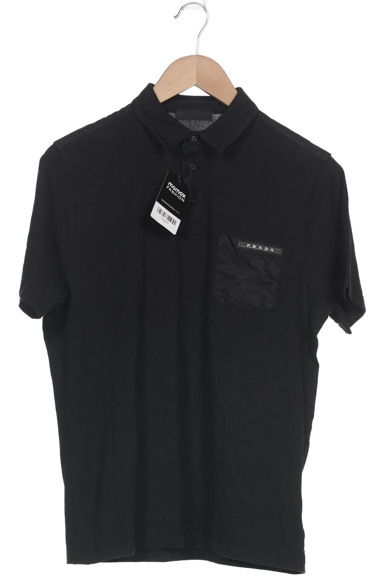 

Prada Herren Poloshirt, schwarz, Gr. 48