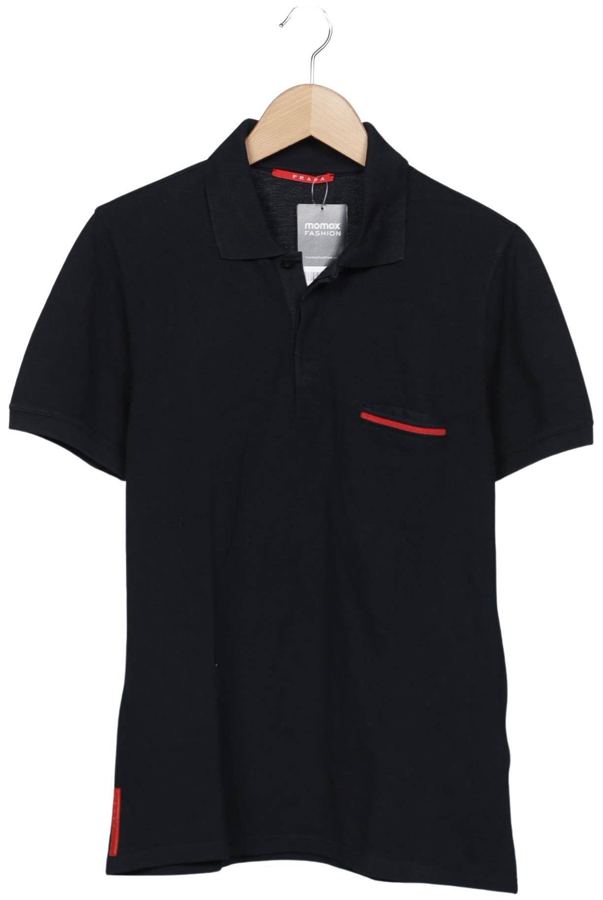 Thumbnail - Prada Herren Poloshirt, schwarz, Gr. 48
