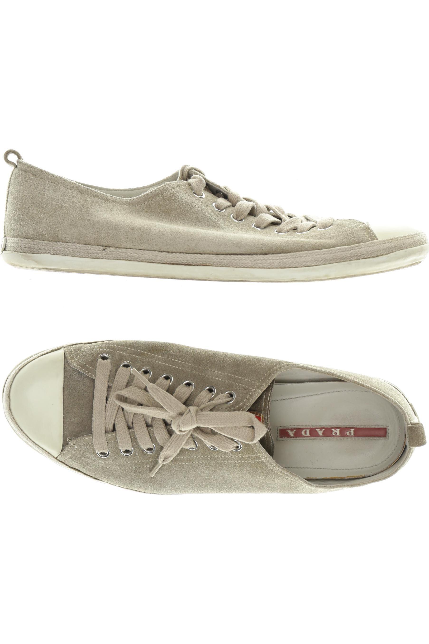 Thumbnail - Prada Herren Sneakers, beige, Gr. 44