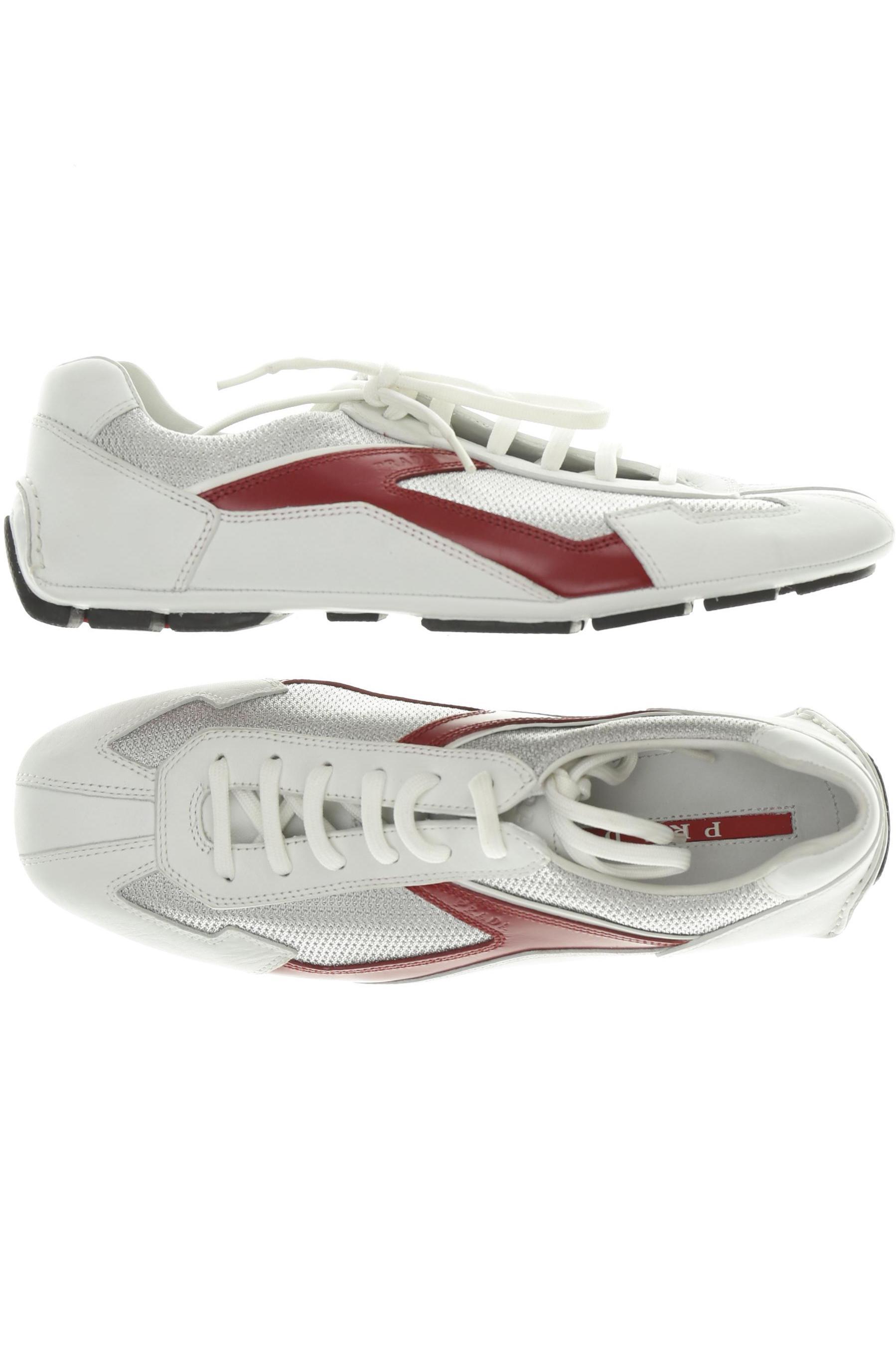 Thumbnail - Prada Herren Sneakers, weiß, Gr. 7