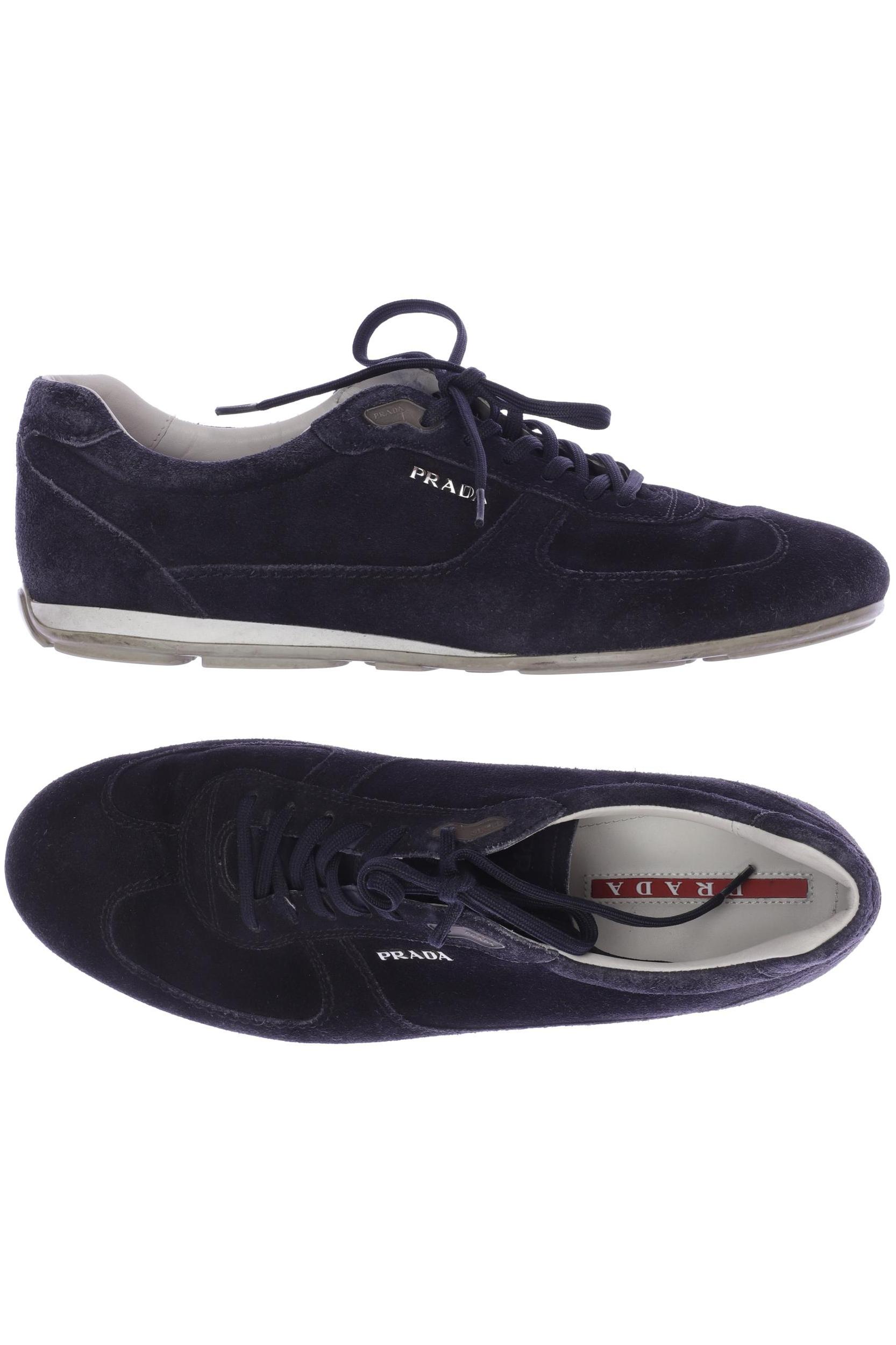 

Prada Herren Sneakers, marineblau, Gr. 10