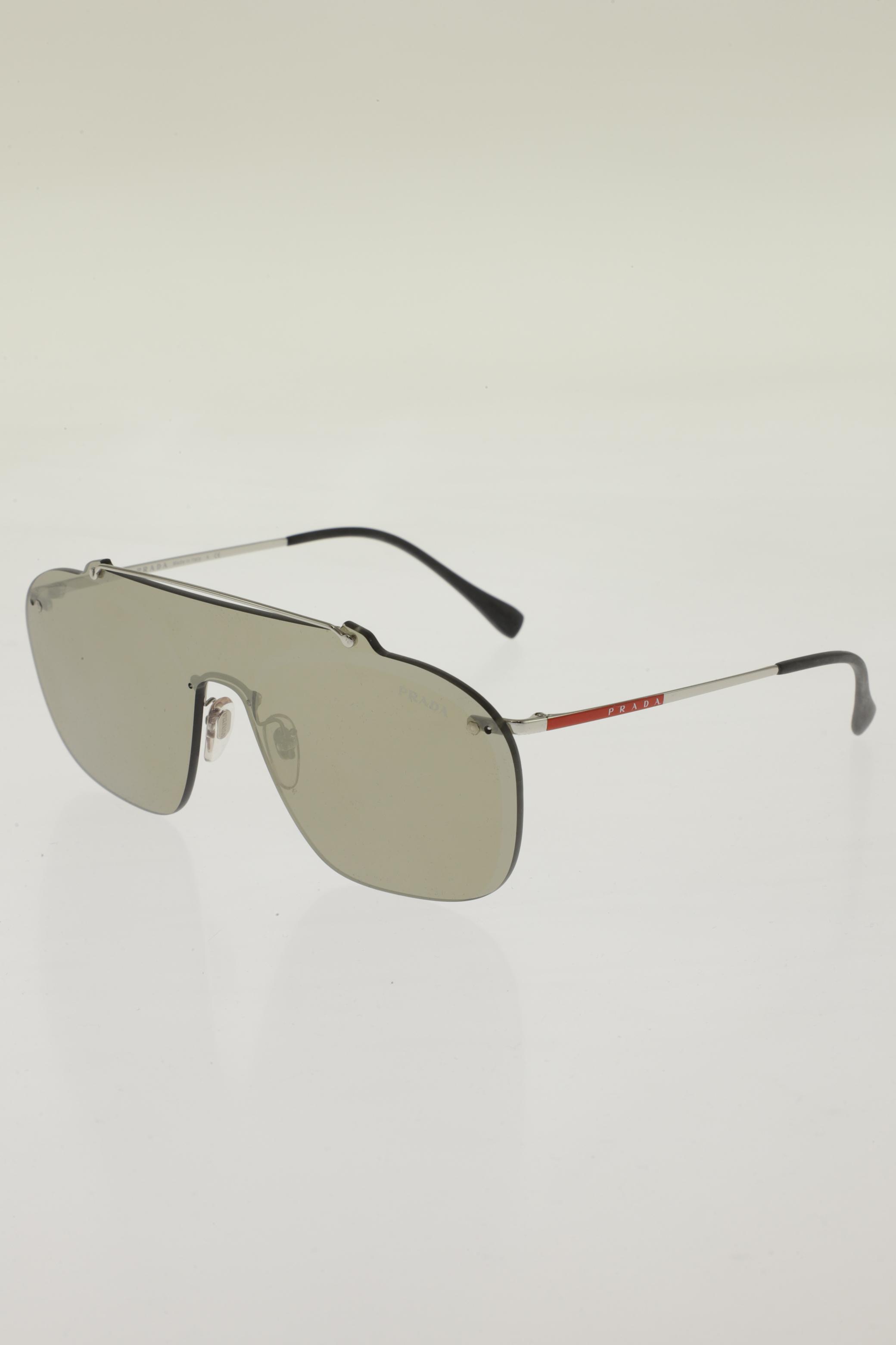 

Prada Herren Sonnenbrille, silber, Gr.