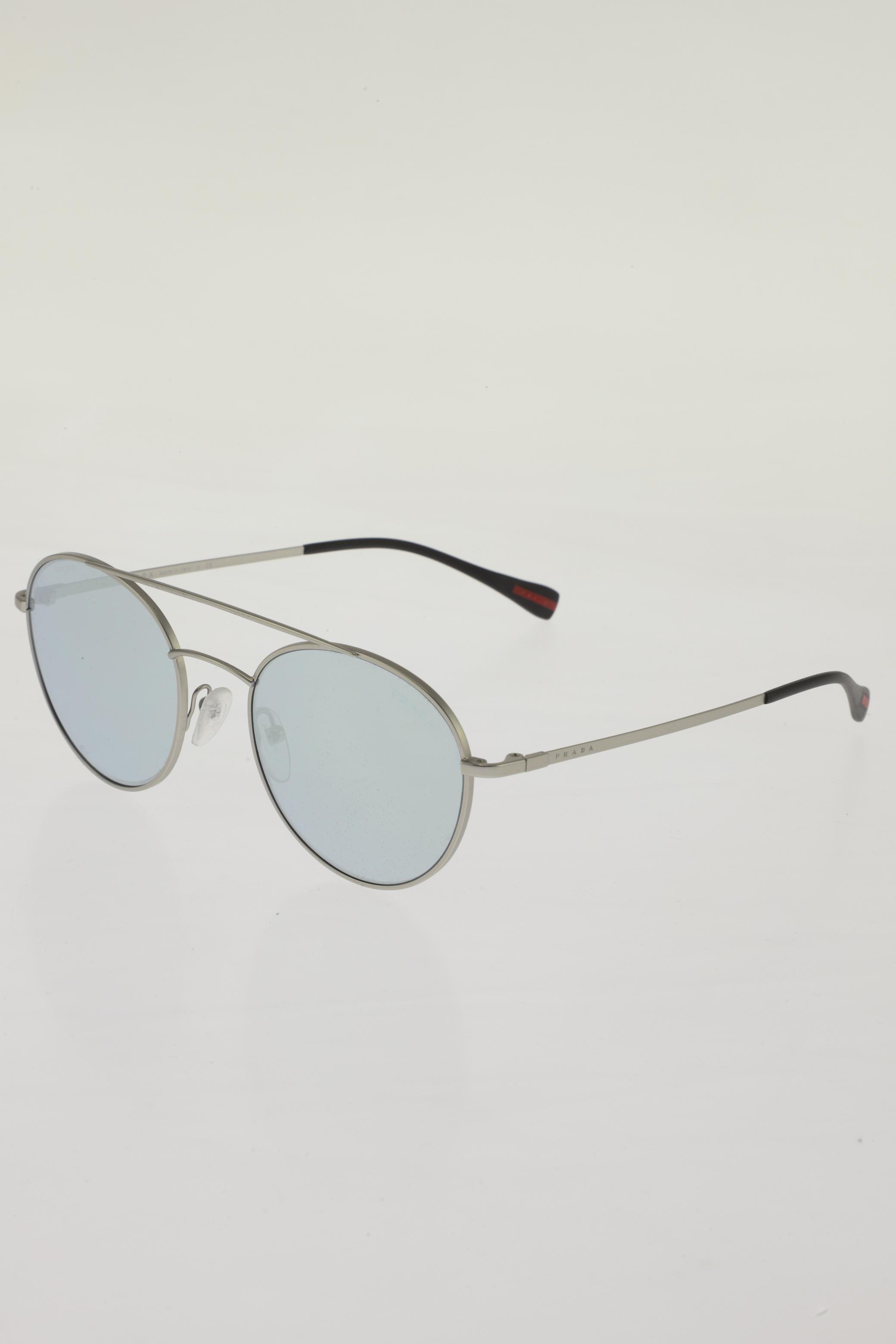 

Prada Herren Sonnenbrille, silber, Gr.