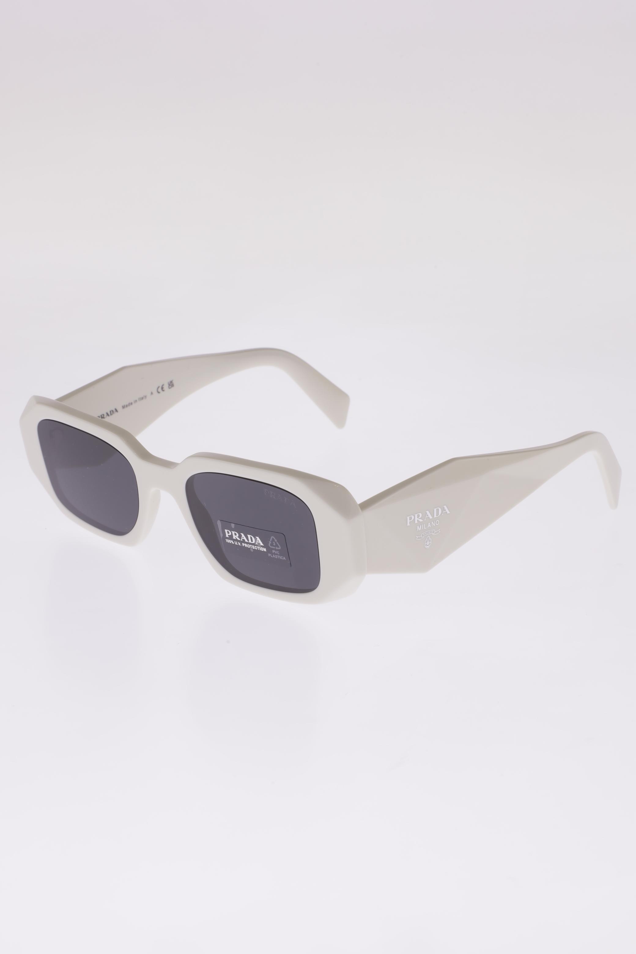 

Prada Herren Sonnenbrille, cremeweiß, Gr.