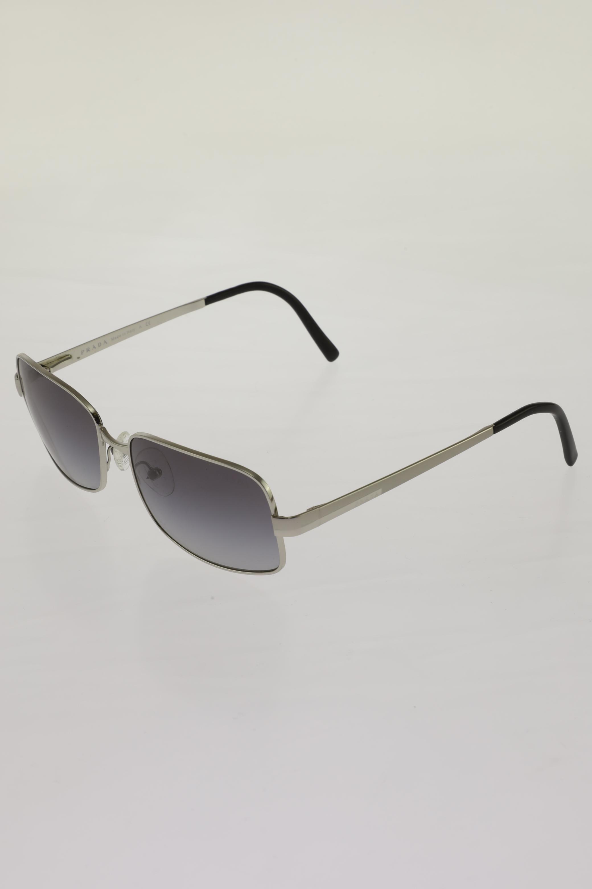 

Prada Herren Sonnenbrille, silber, Gr.