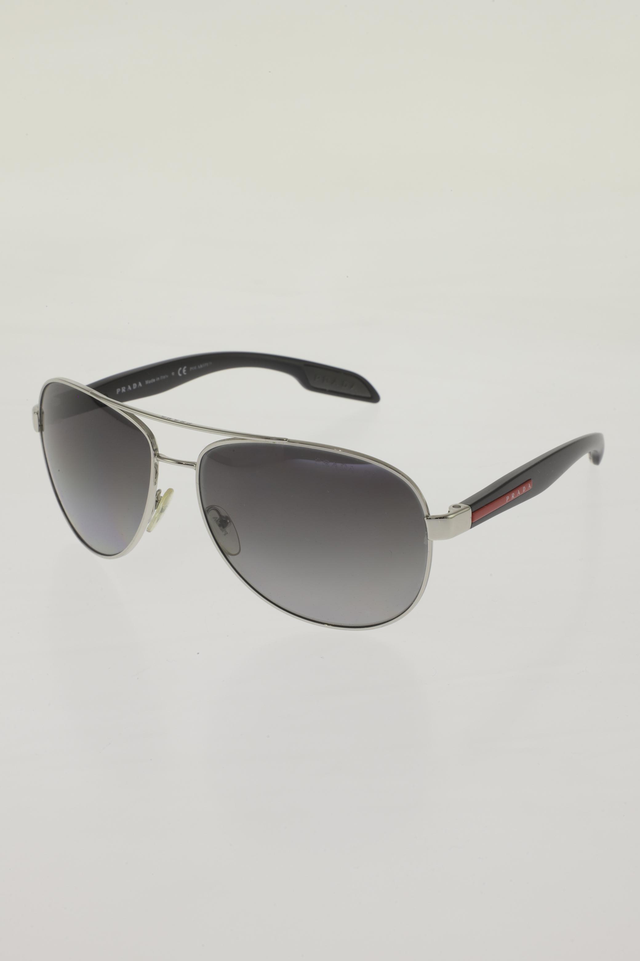 

Prada Herren Sonnenbrille, silber, Gr.