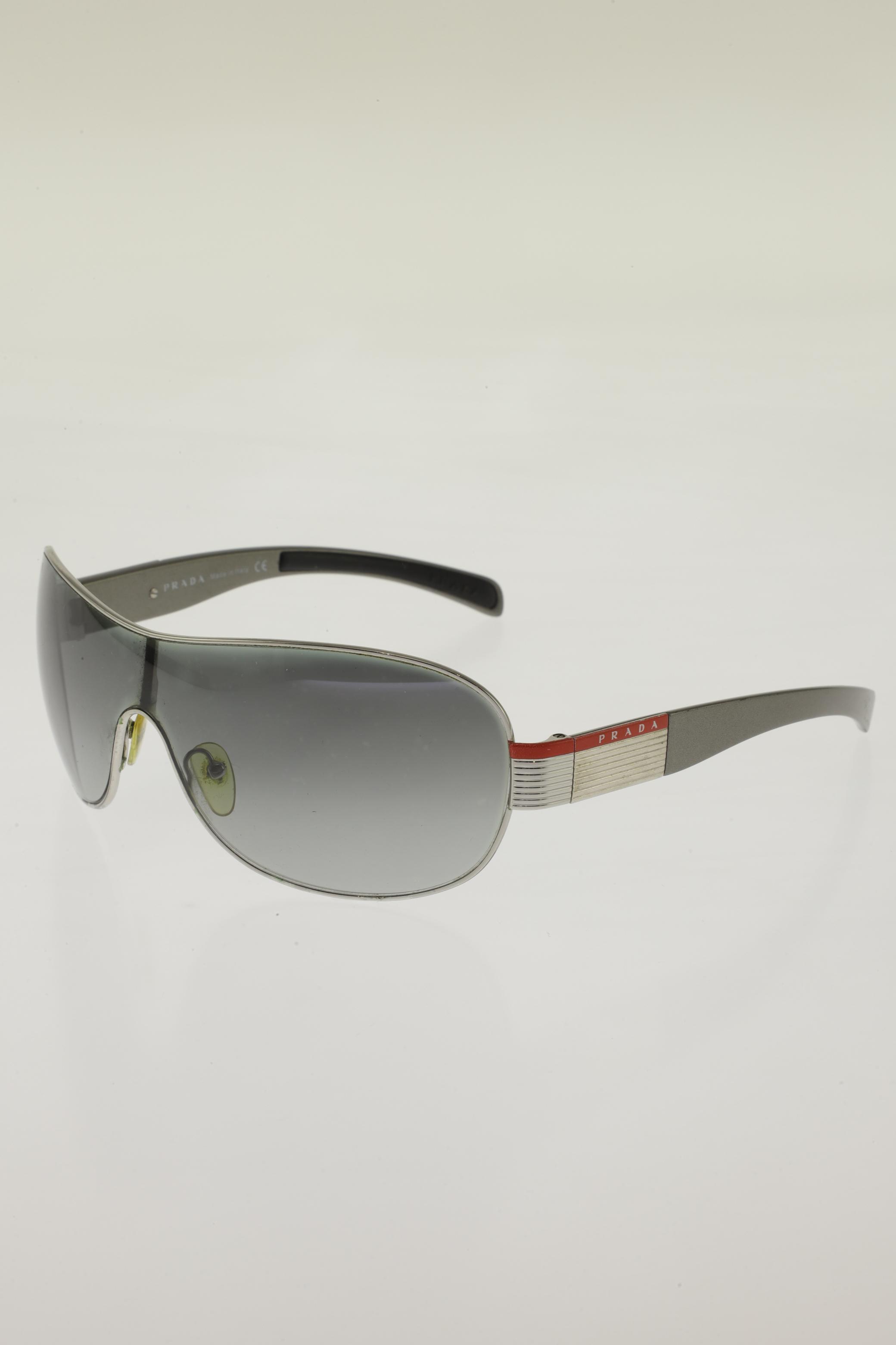 

Prada Herren Sonnenbrille, silber, Gr.